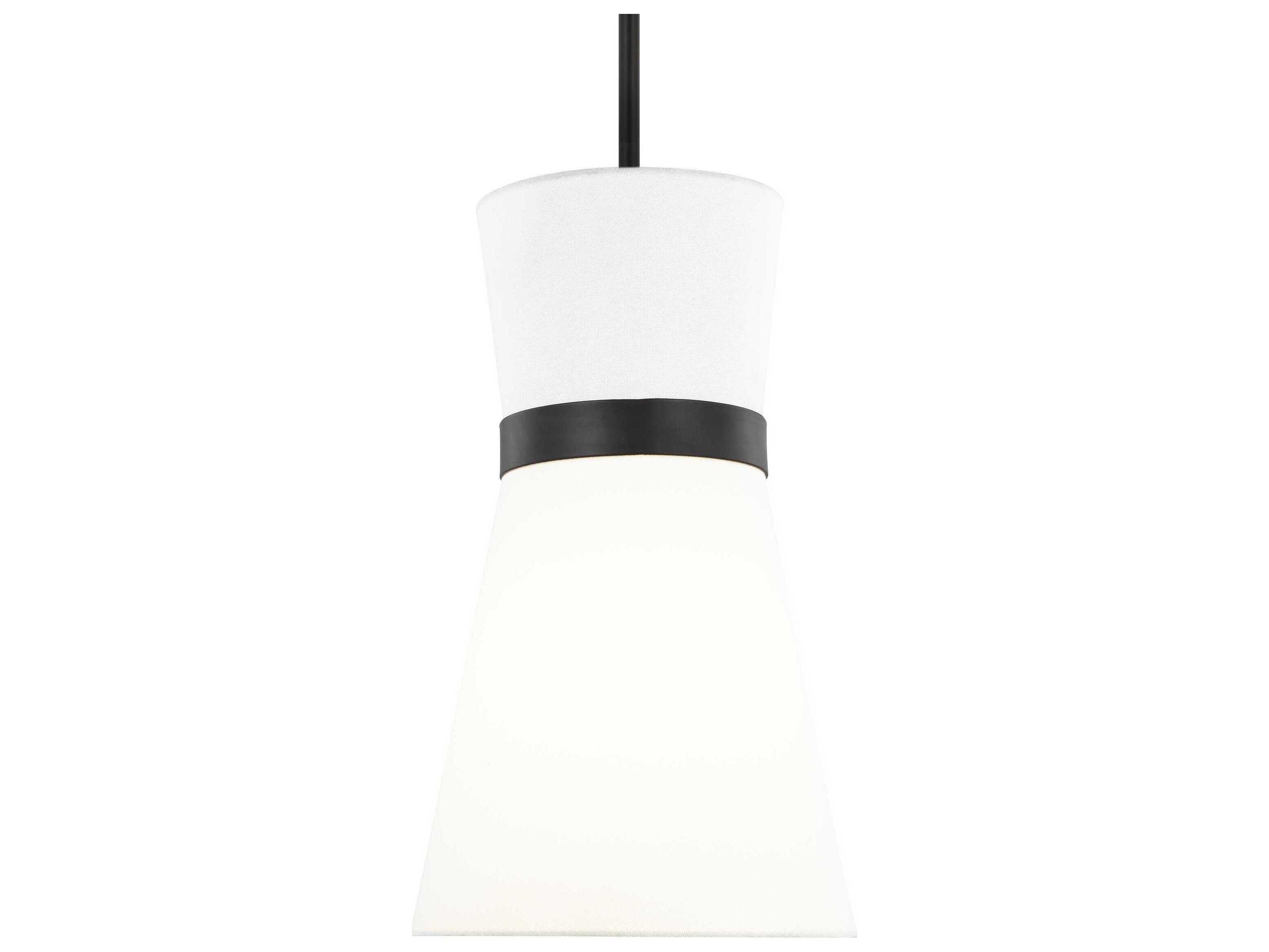 Visual Comfort Studio Clark 1-Light Midnight Black Mini Pendant
