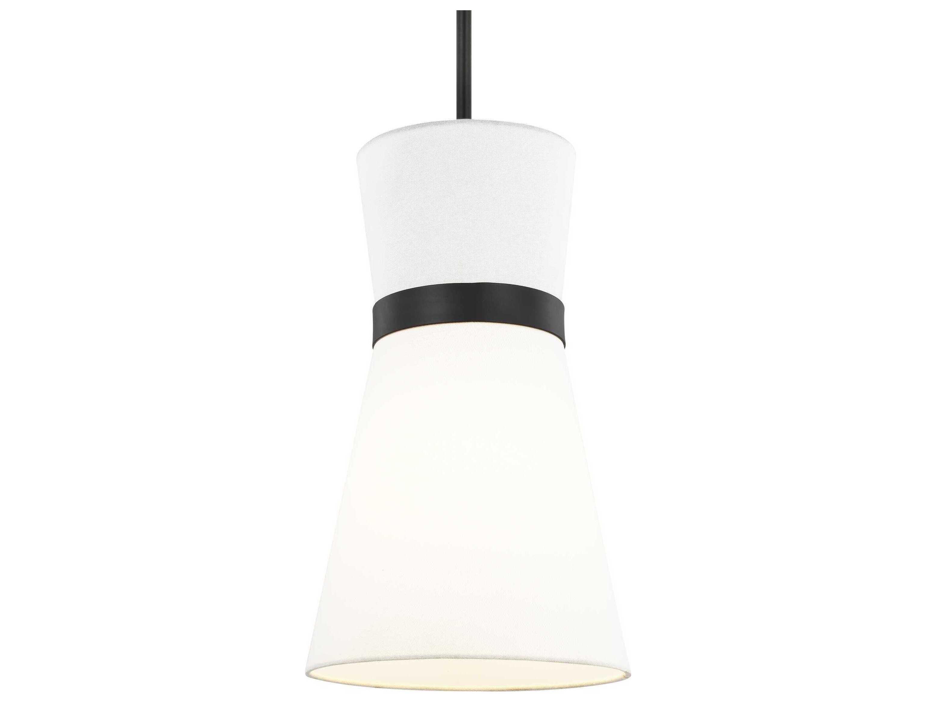 Visual Comfort Studio Clark 1-Light Midnight Black Mini Pendant