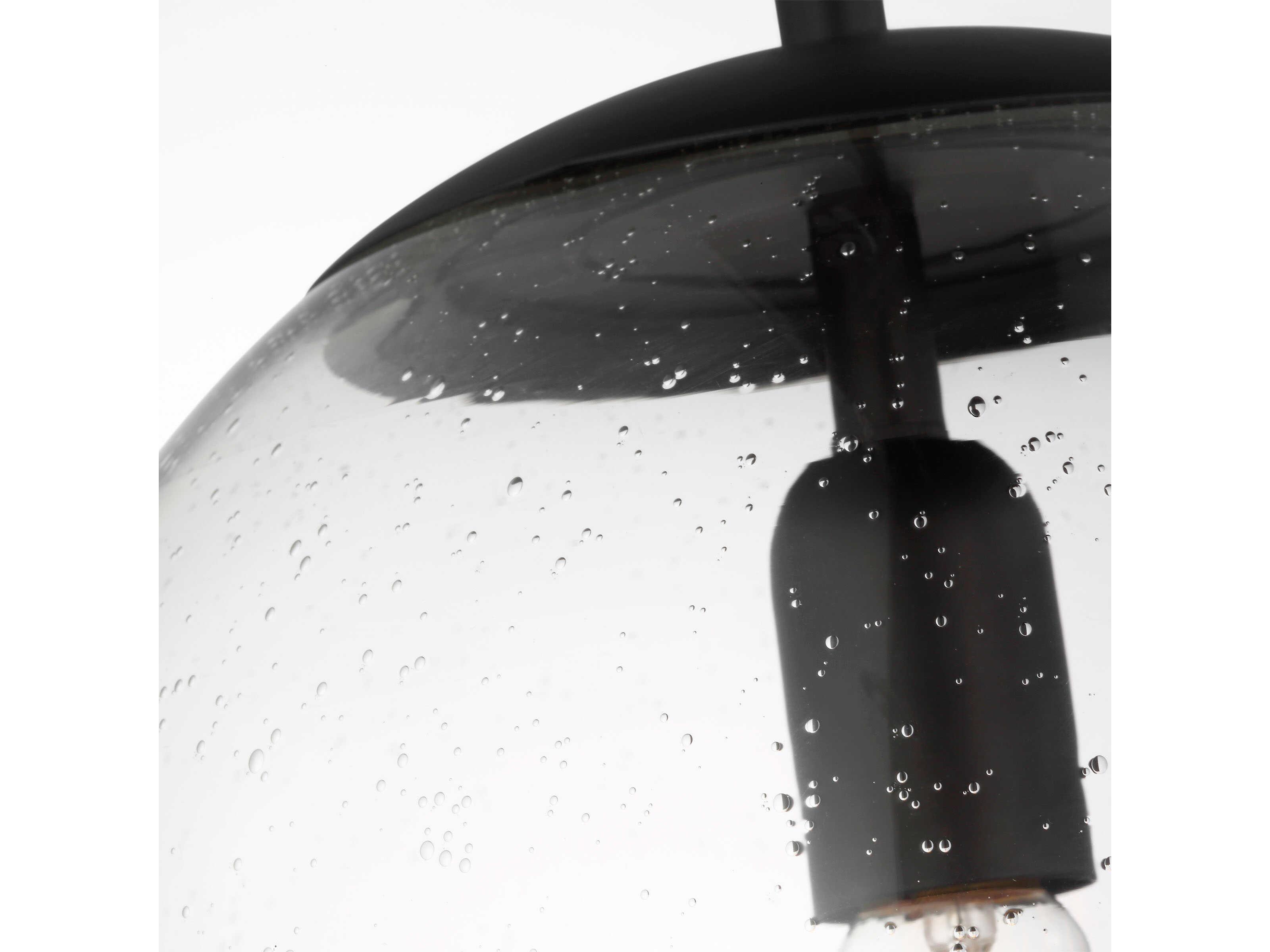 Visual Comfort Studio Leo 1-Light Midnight Black Globe Mini Pendant