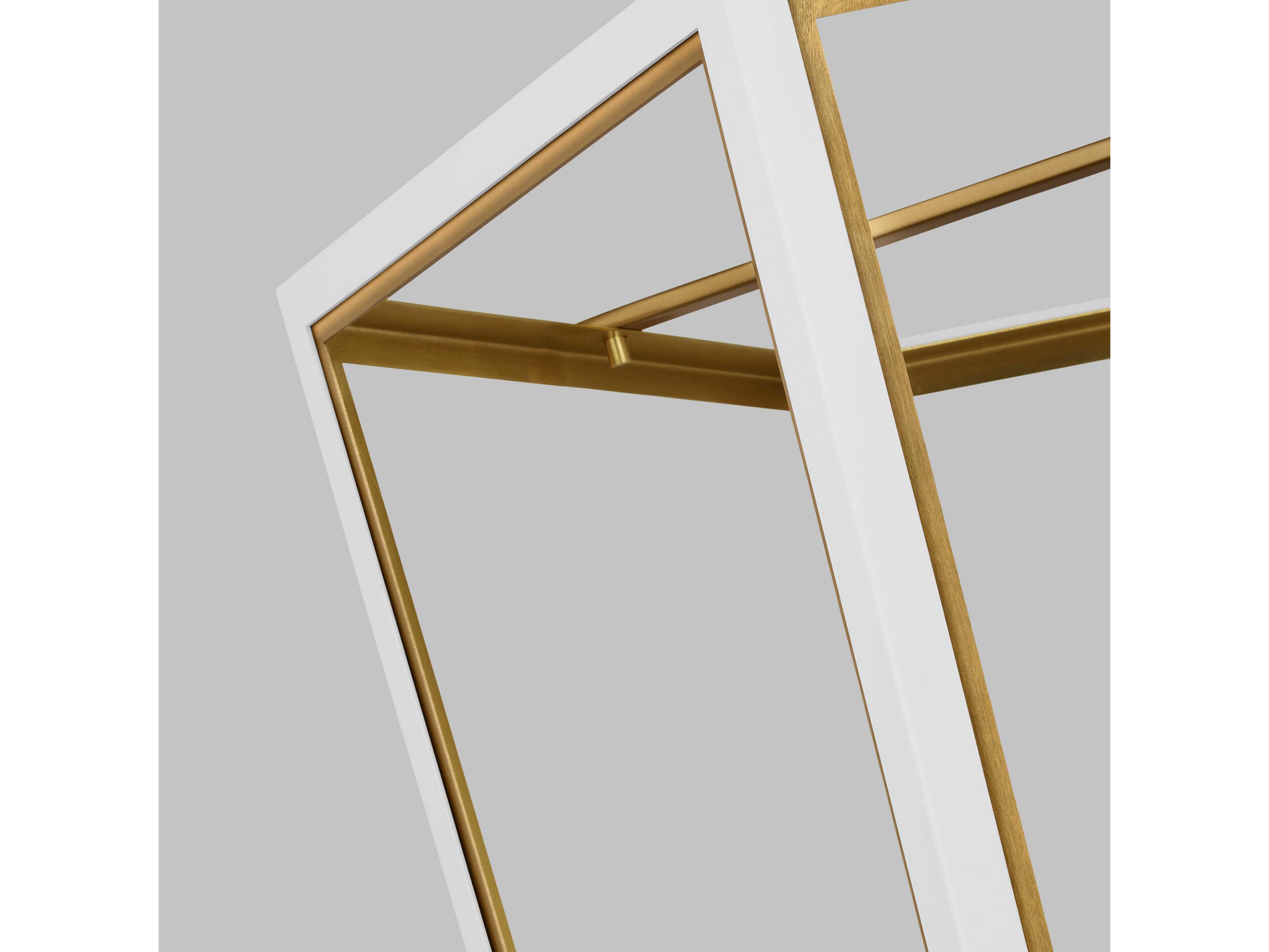 Visual Comfort Studio Curt 6-Light Matte White Lantern Chandelier