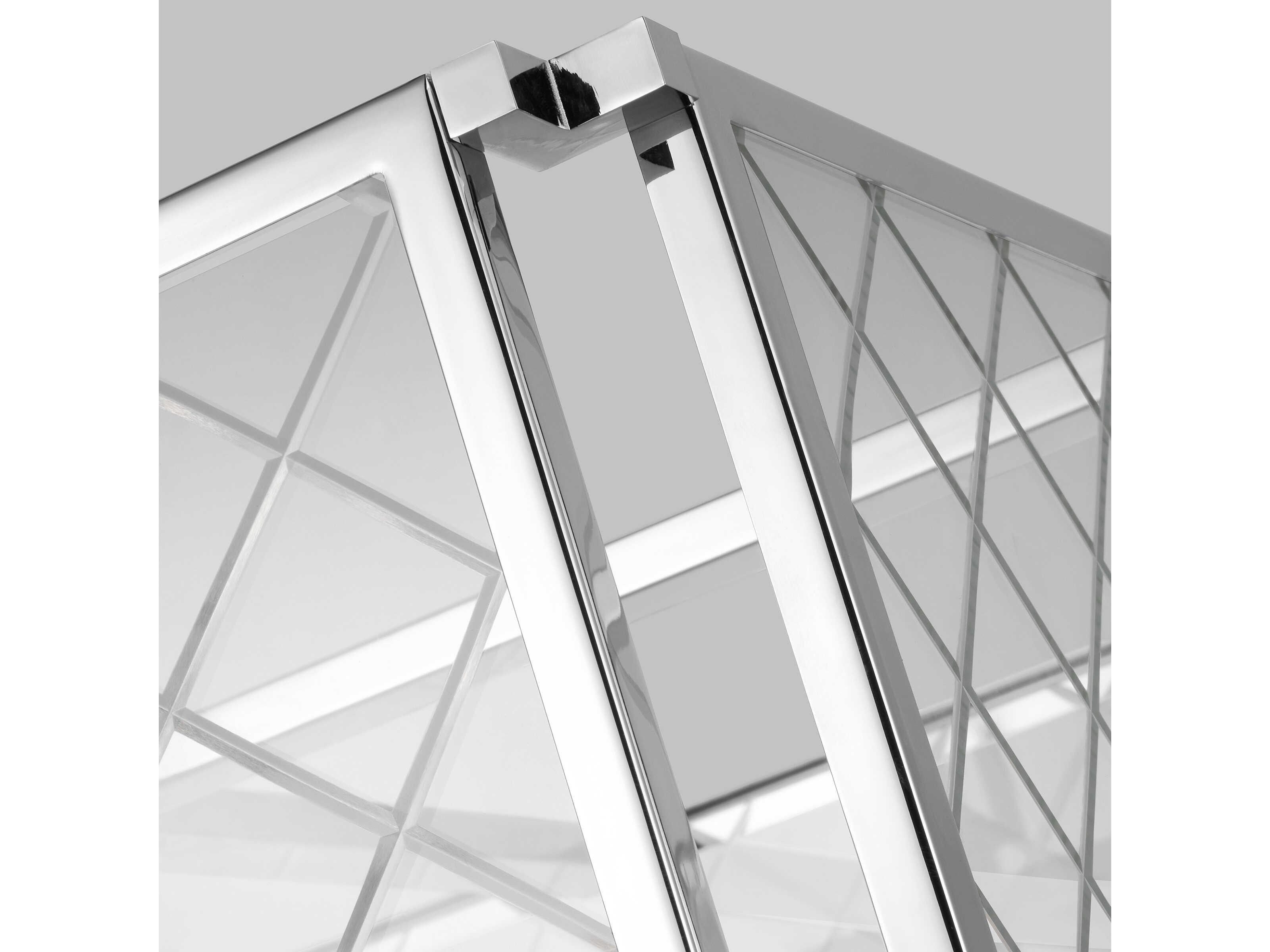 Visual Comfort Studio Erro 8-Light Polished Nickel Chandelier