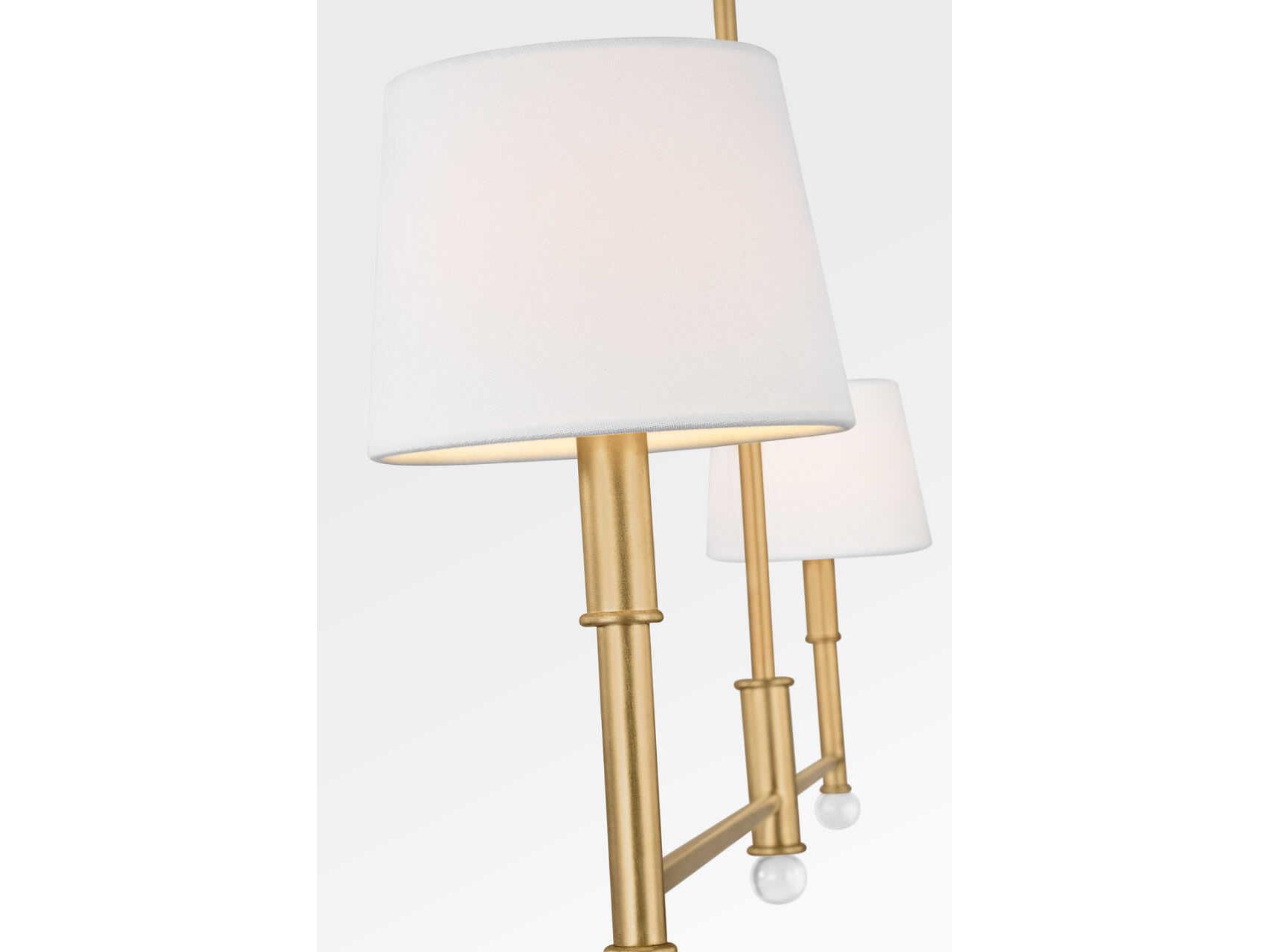 Visual Comfort Studio Greard 2-Light Gild Gold Linear Island Pendant