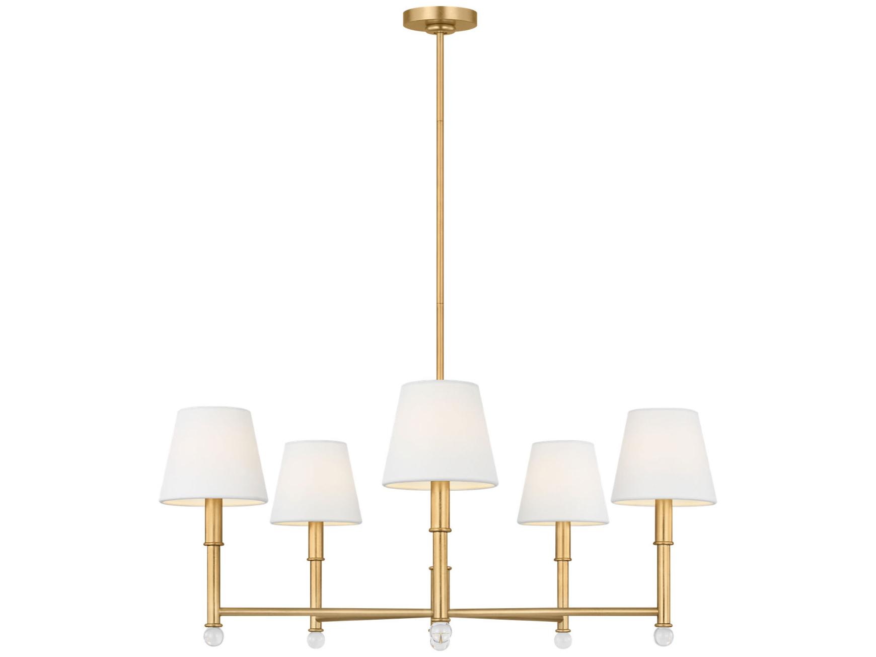 Visual Comfort Studio Greard 5-Light Gild Gold Chandelier