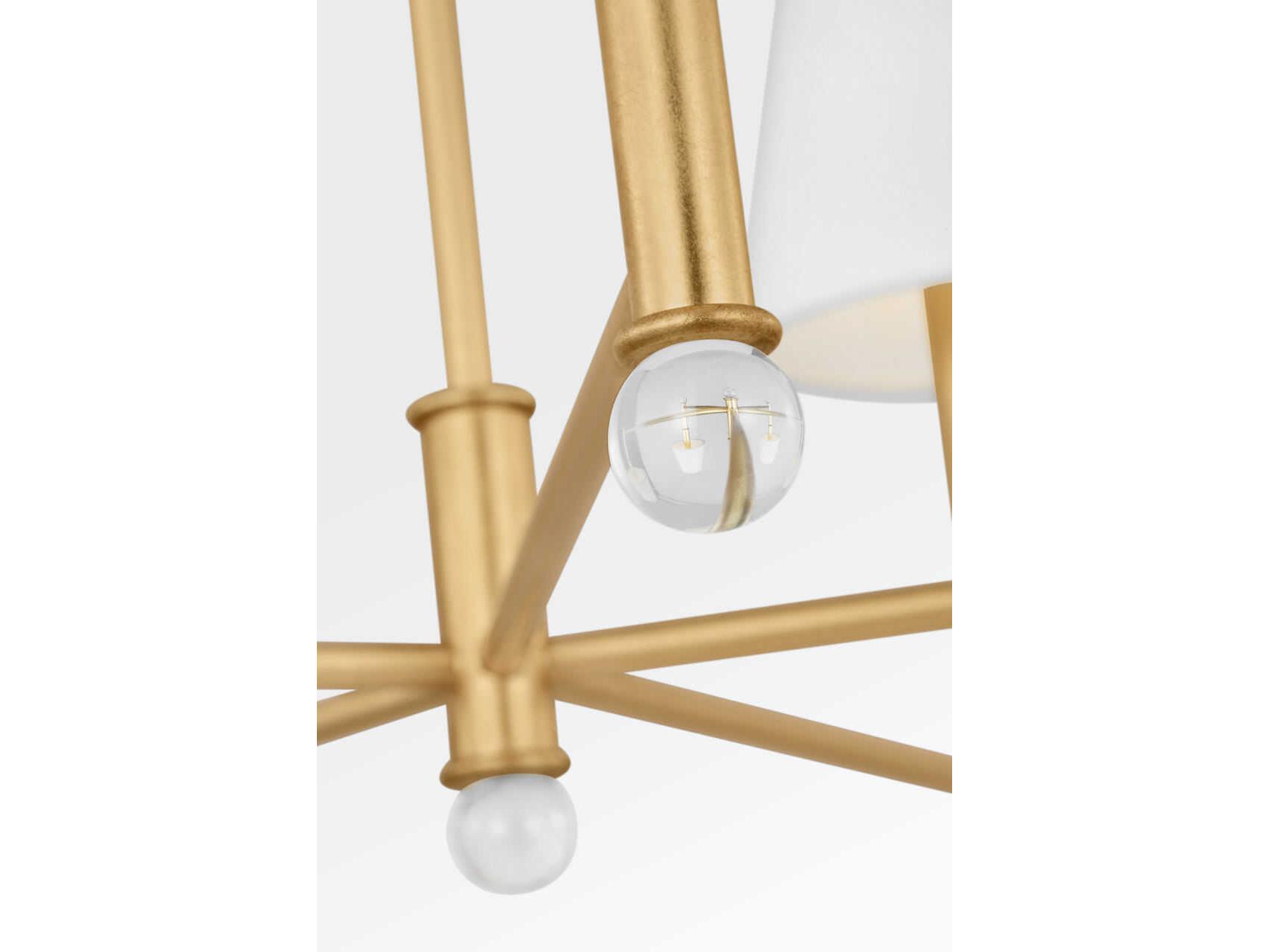 Visual Comfort Studio Greard 5-Light Gild Gold Chandelier