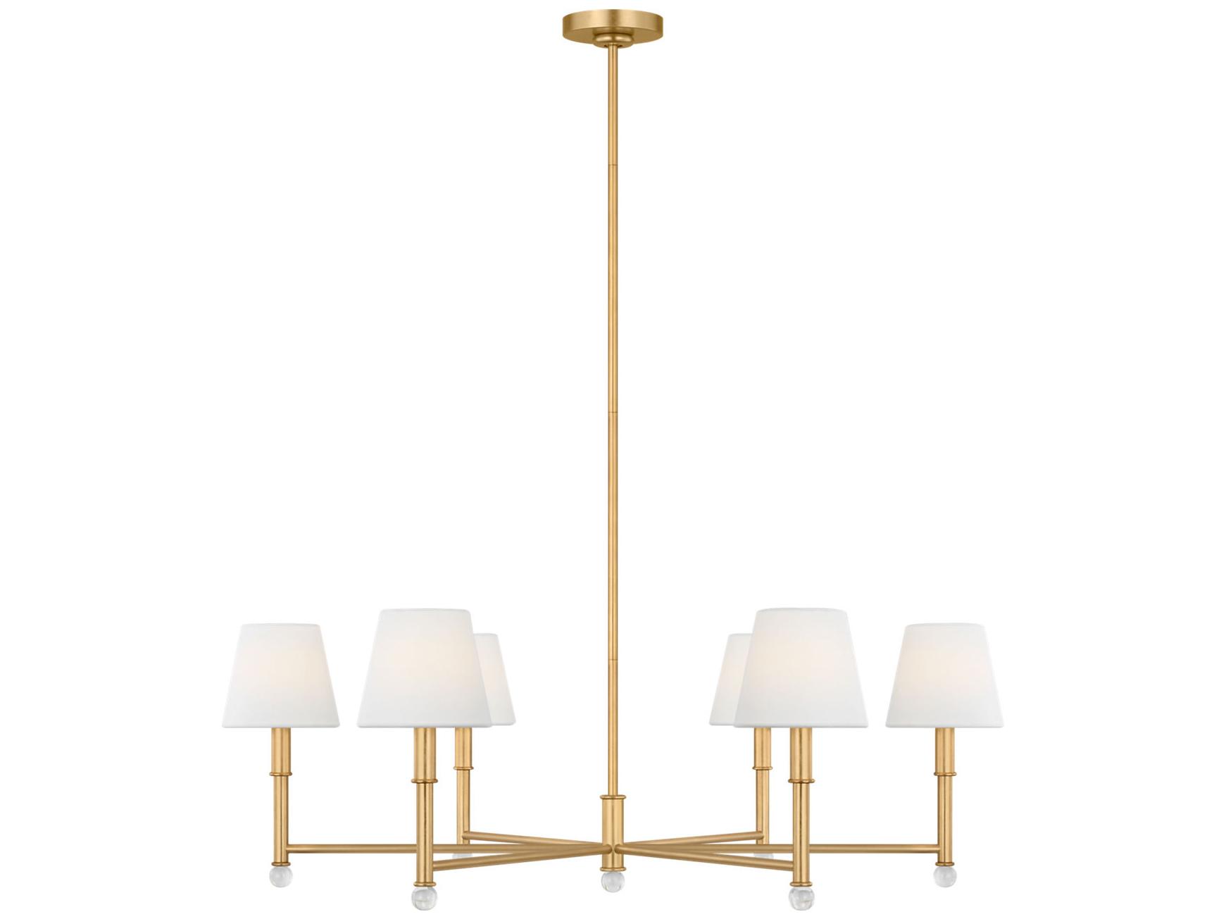 Visual Comfort Studio Greard 6-Light Gild Gold Chandelier