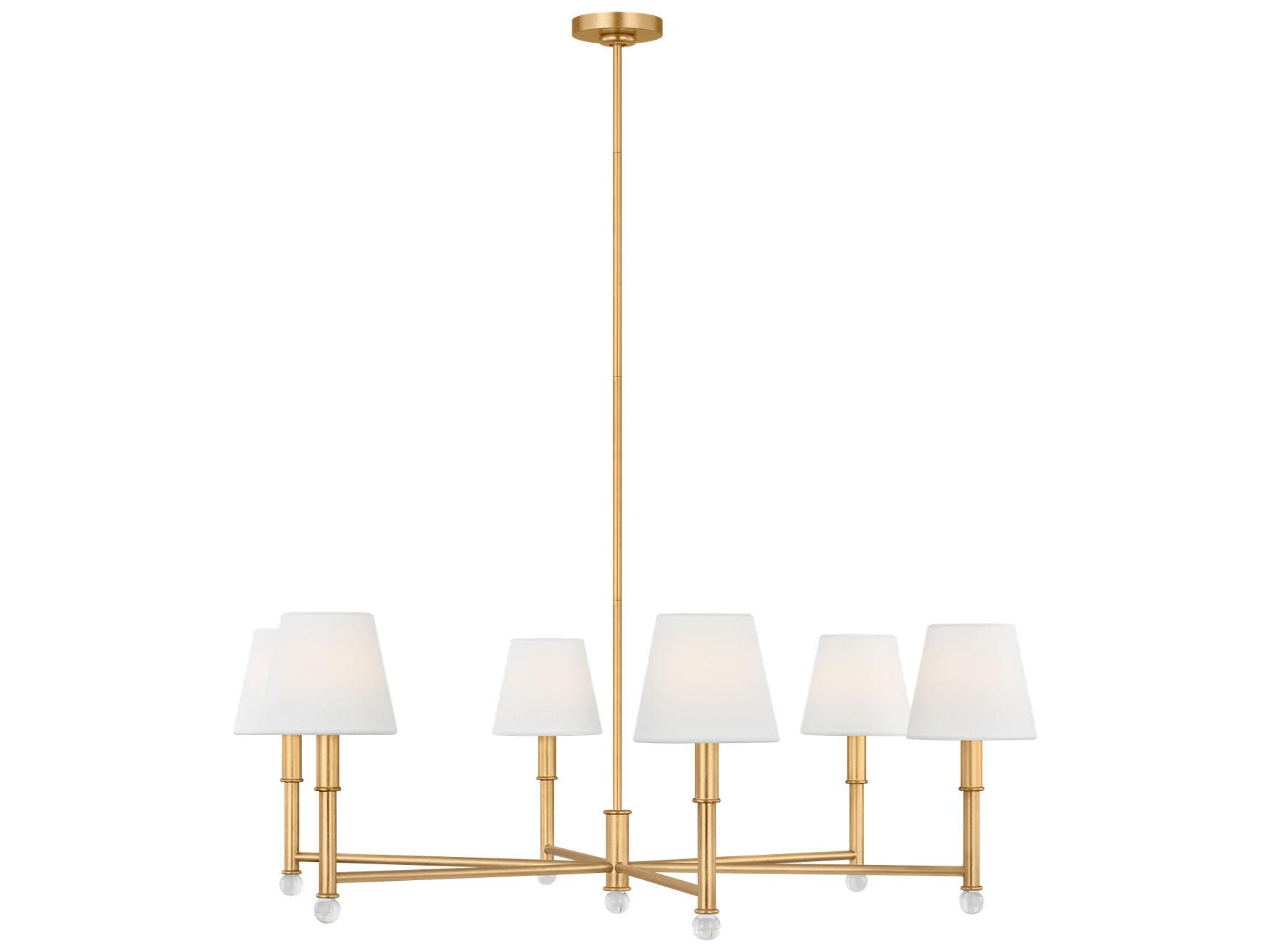 Visual Comfort Studio Greard 6-Light Gild Gold Chandelier