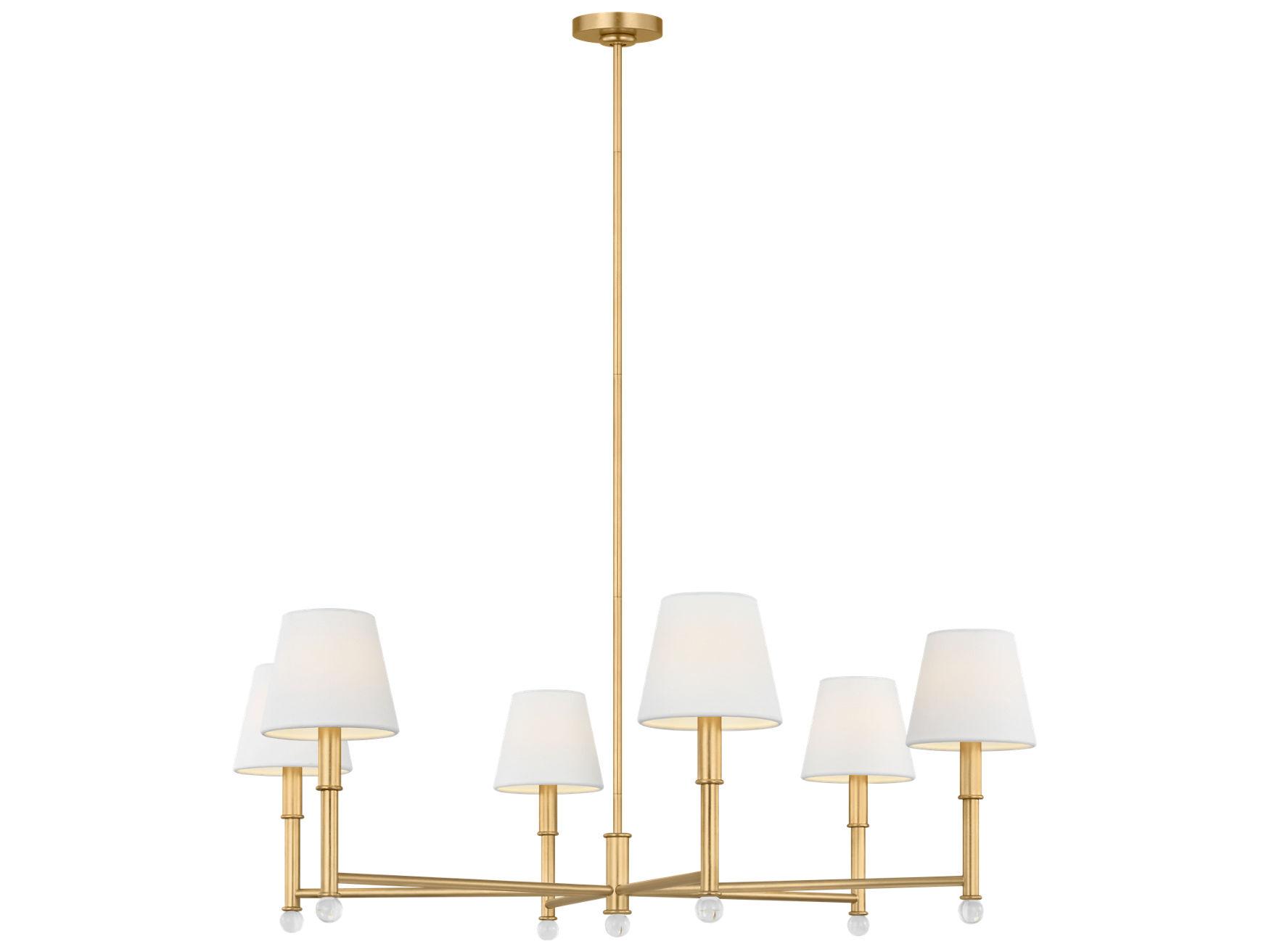 Visual Comfort Studio Greard 6-Light Gild Gold Chandelier