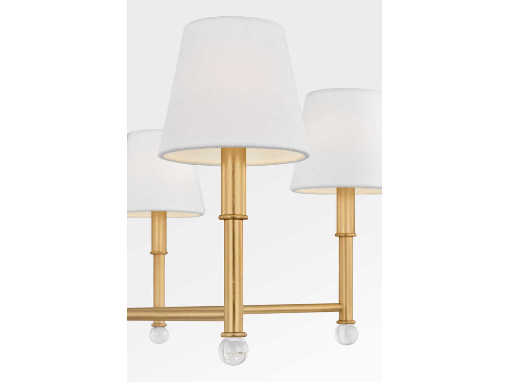 Visual Comfort Studio Greard 6-Light Gild Gold Chandelier