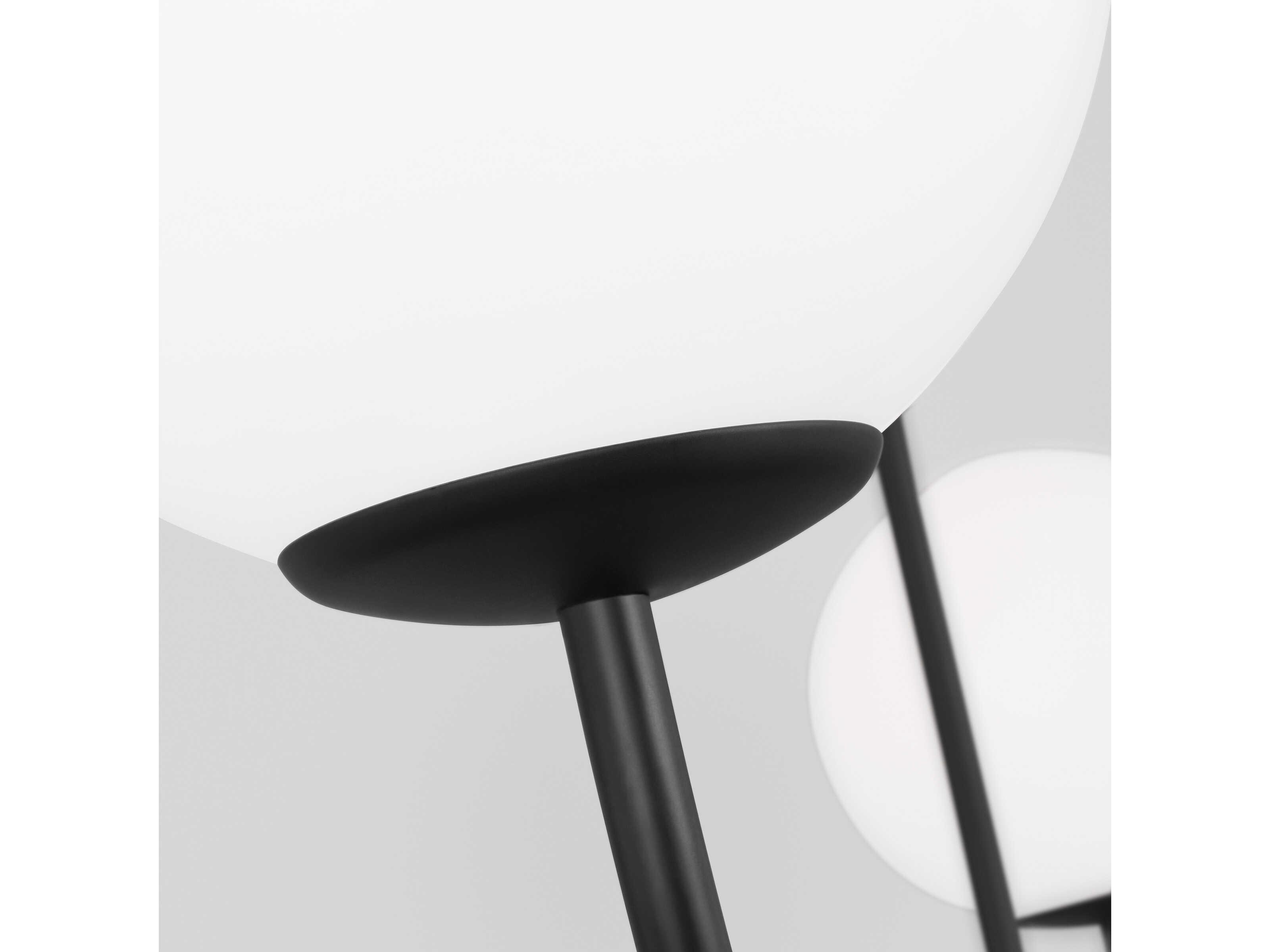 Visual Comfort Studio Galassia 2-Light Midnight Black Globe Linear Island Pendant