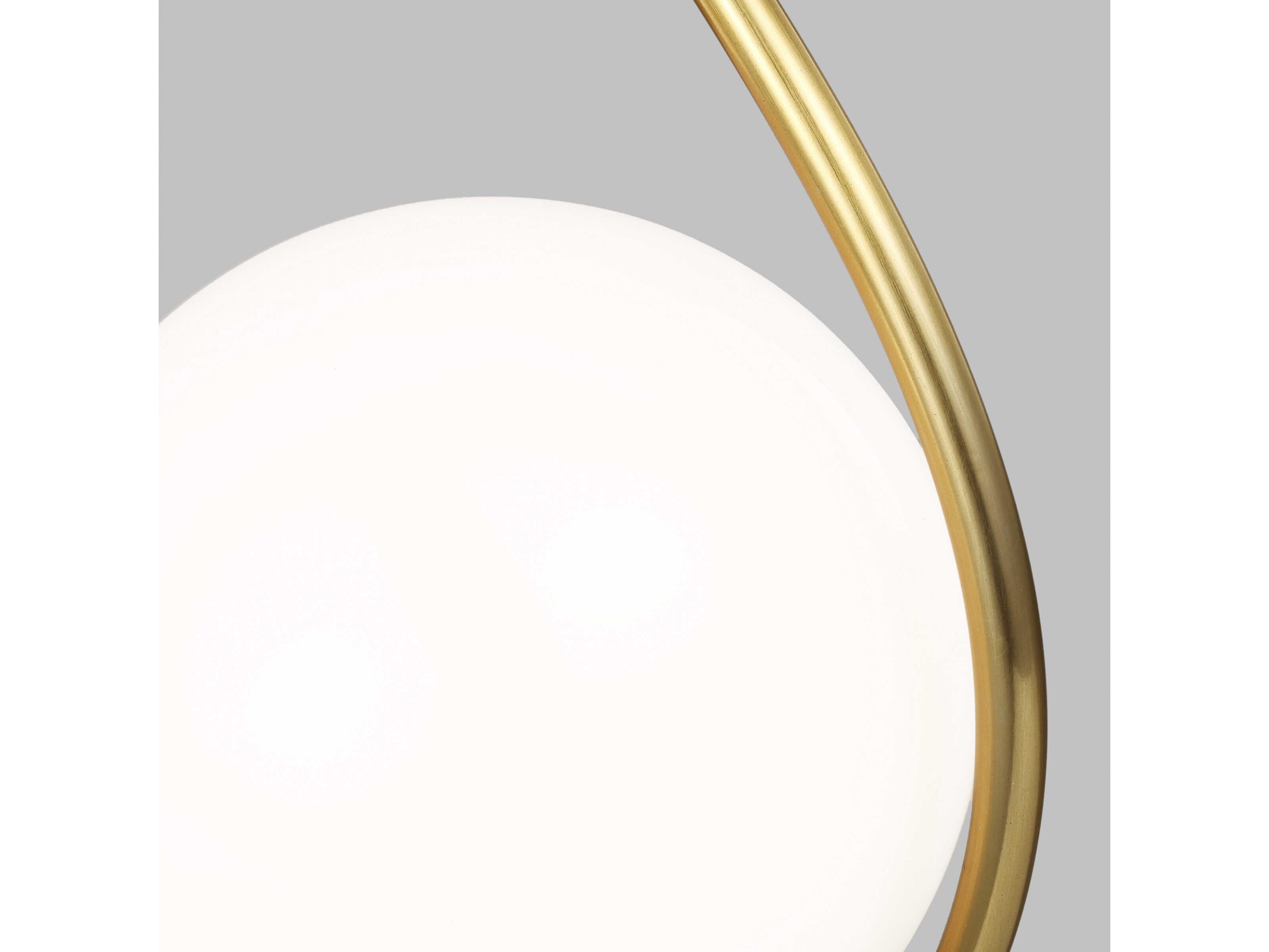 Visual Comfort Studio Galassia 1-Light Burnished Brass Globe Mini Pendant