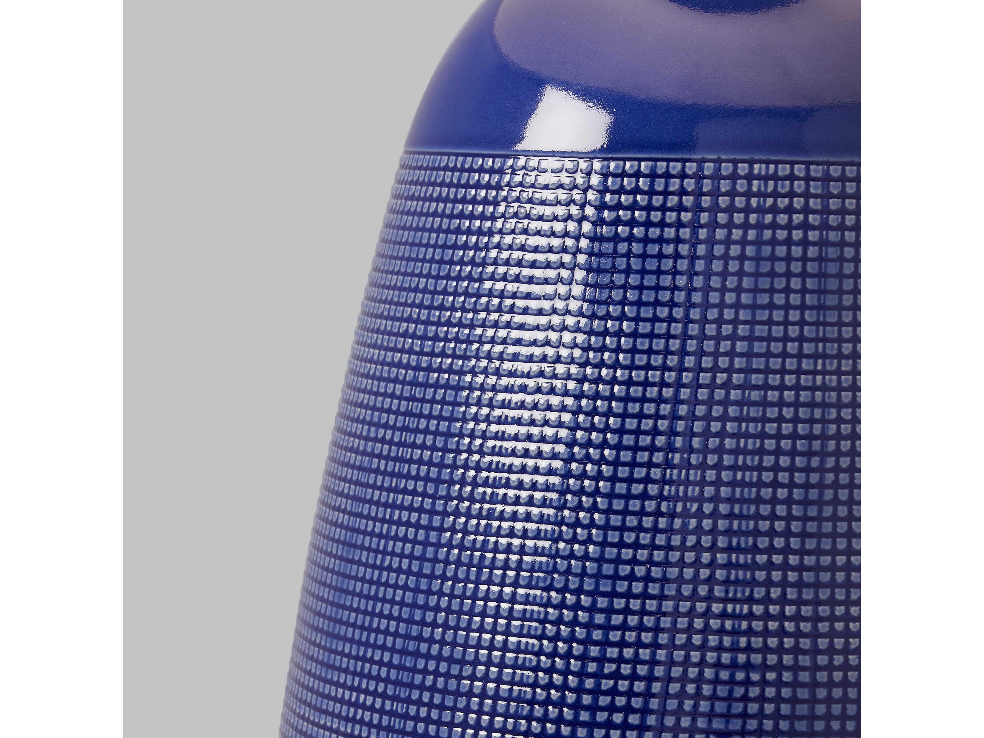 Visual Comfort Studio Ornella Blue Celadon White Linen Fabric Buffet Lamp