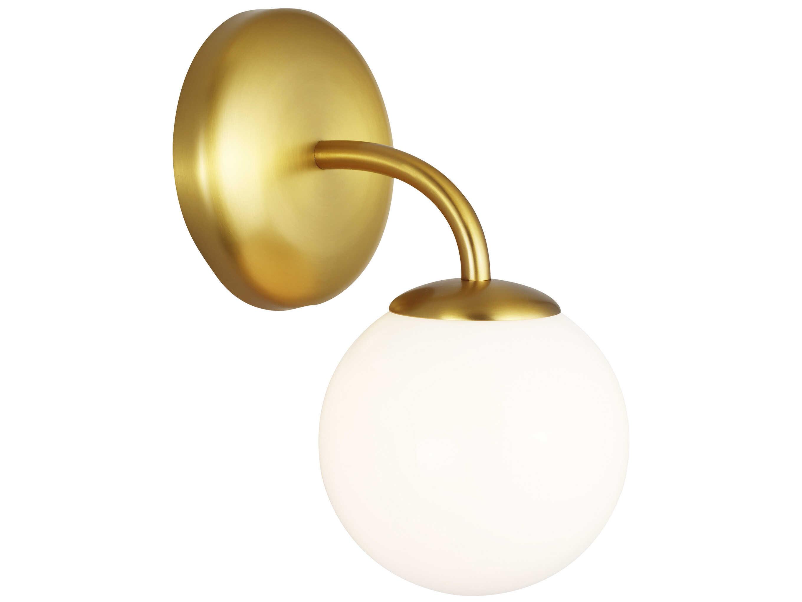 Visual Comfort Studio Galassia 1-Light Burnished Brass Wall Sconce