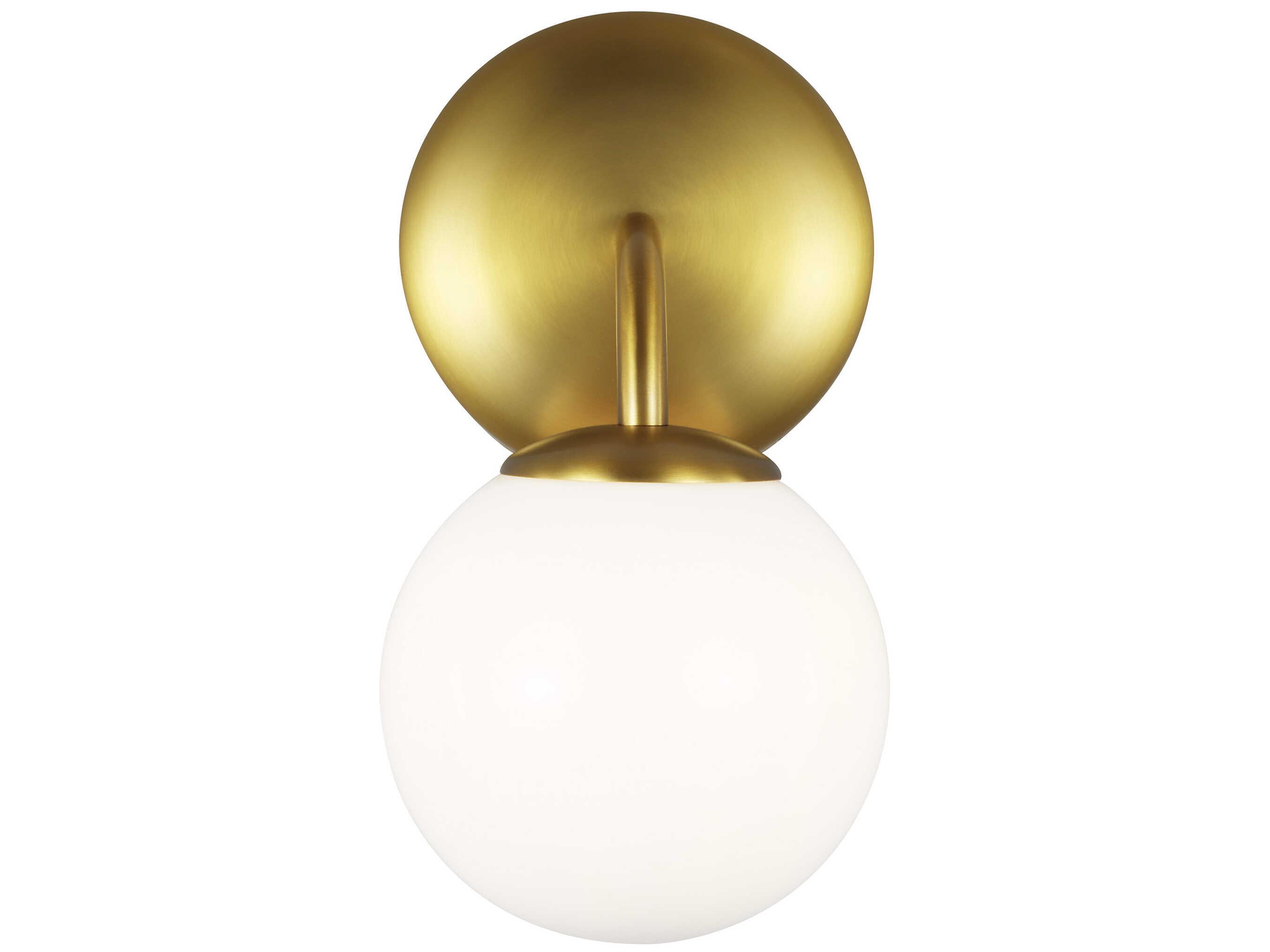 Visual Comfort Studio Galassia 1-Light Burnished Brass Wall Sconce