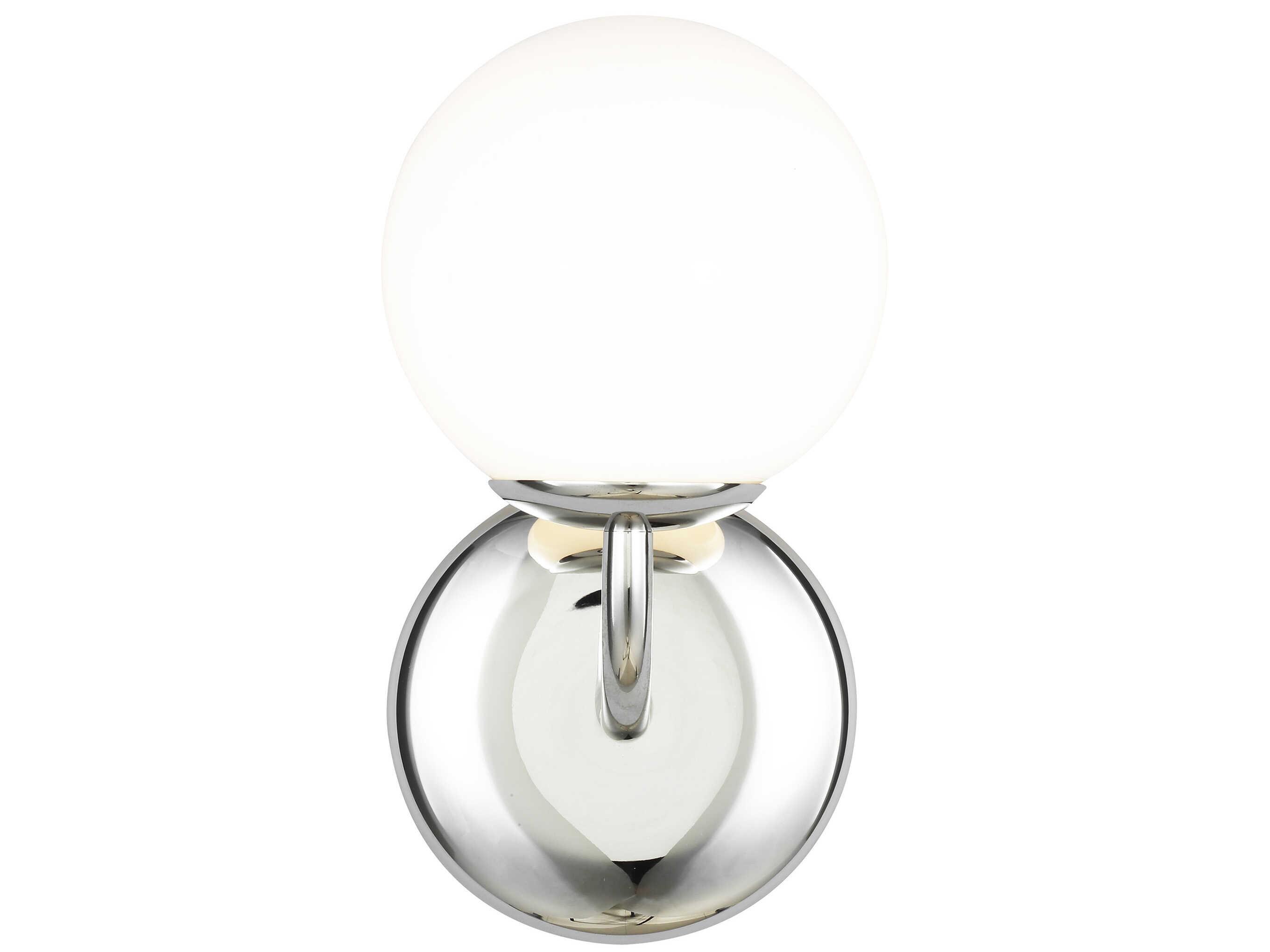 Visual Comfort Studio Galassia 1-Light Polished Nickel Wall Sconce