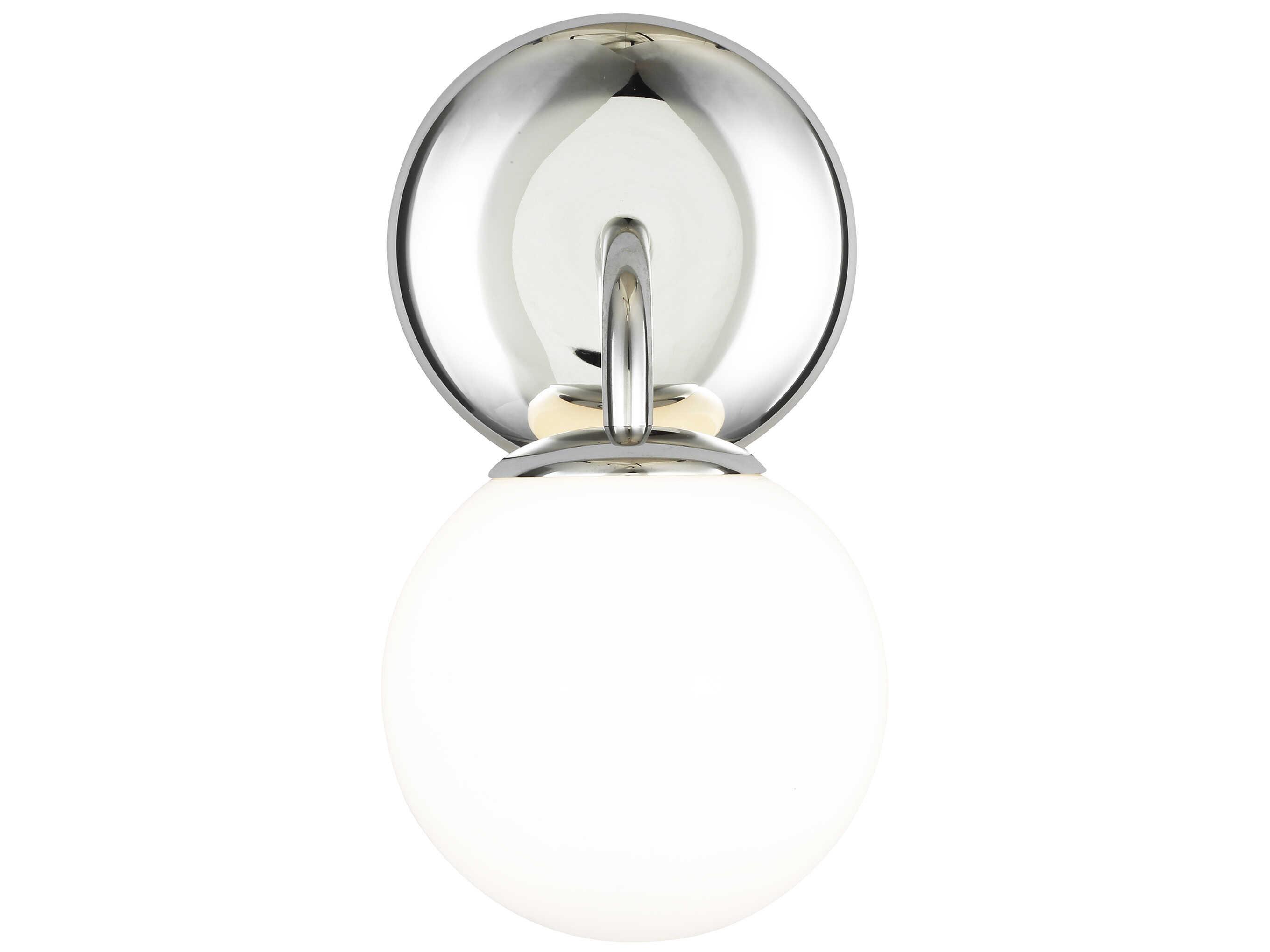 Visual Comfort Studio Galassia 1-Light Polished Nickel Wall Sconce