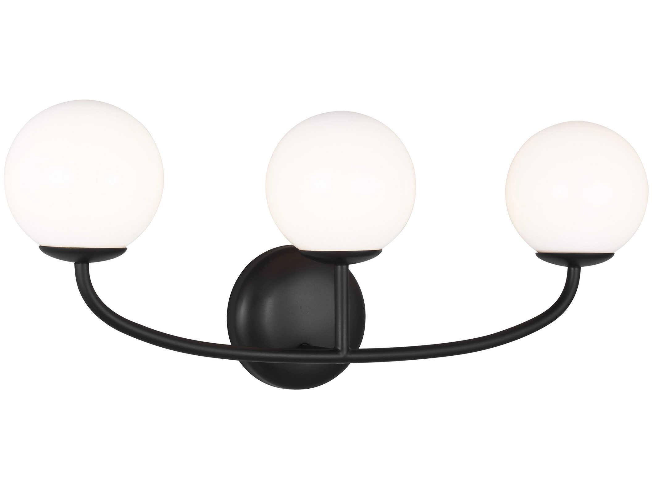 Visual Comfort Studio Galassia 3-Light Midnight Black Vanity Light