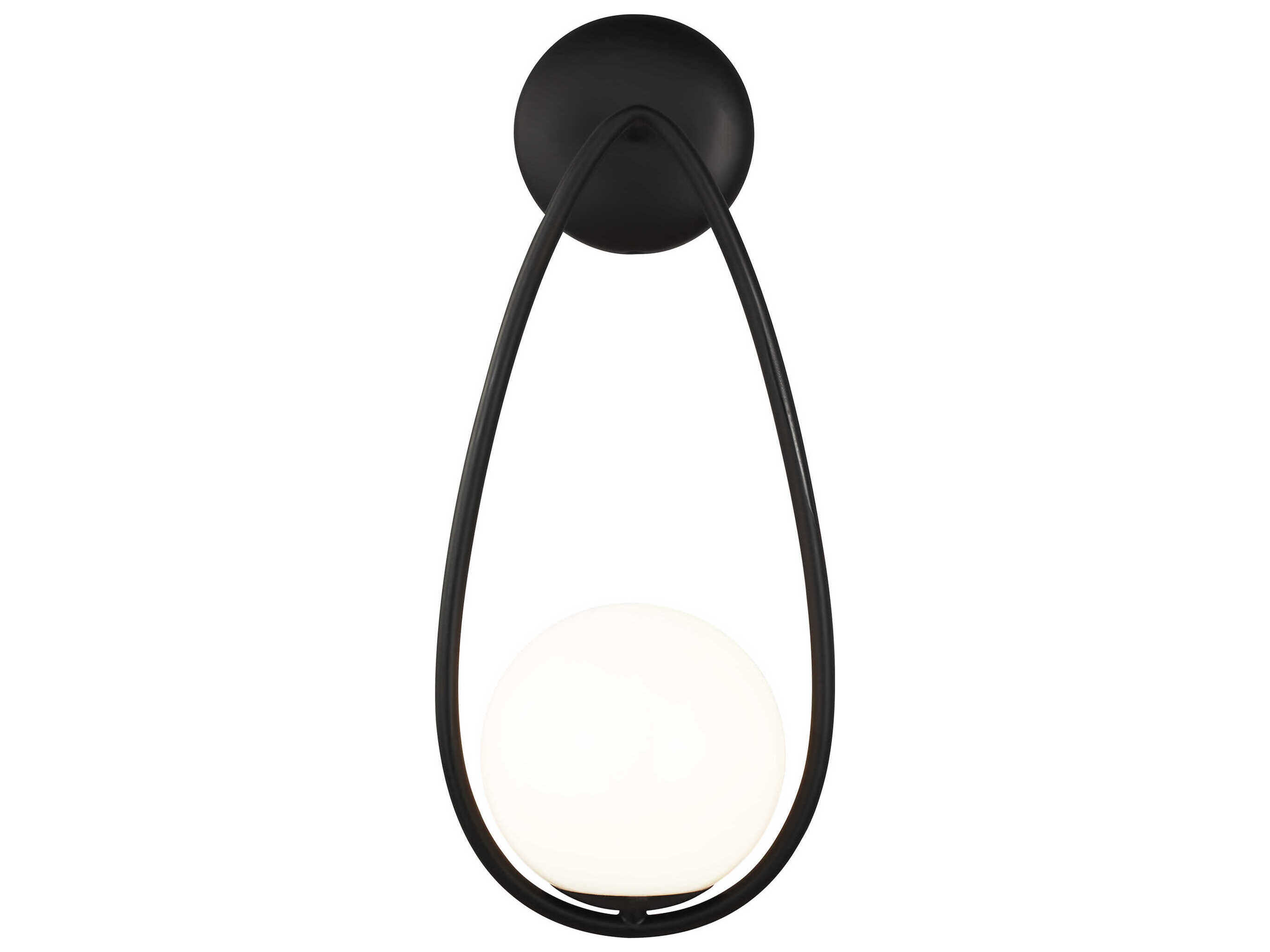 Visual Comfort Studio Galassia 1-Light Midnight Black Wall Sconce