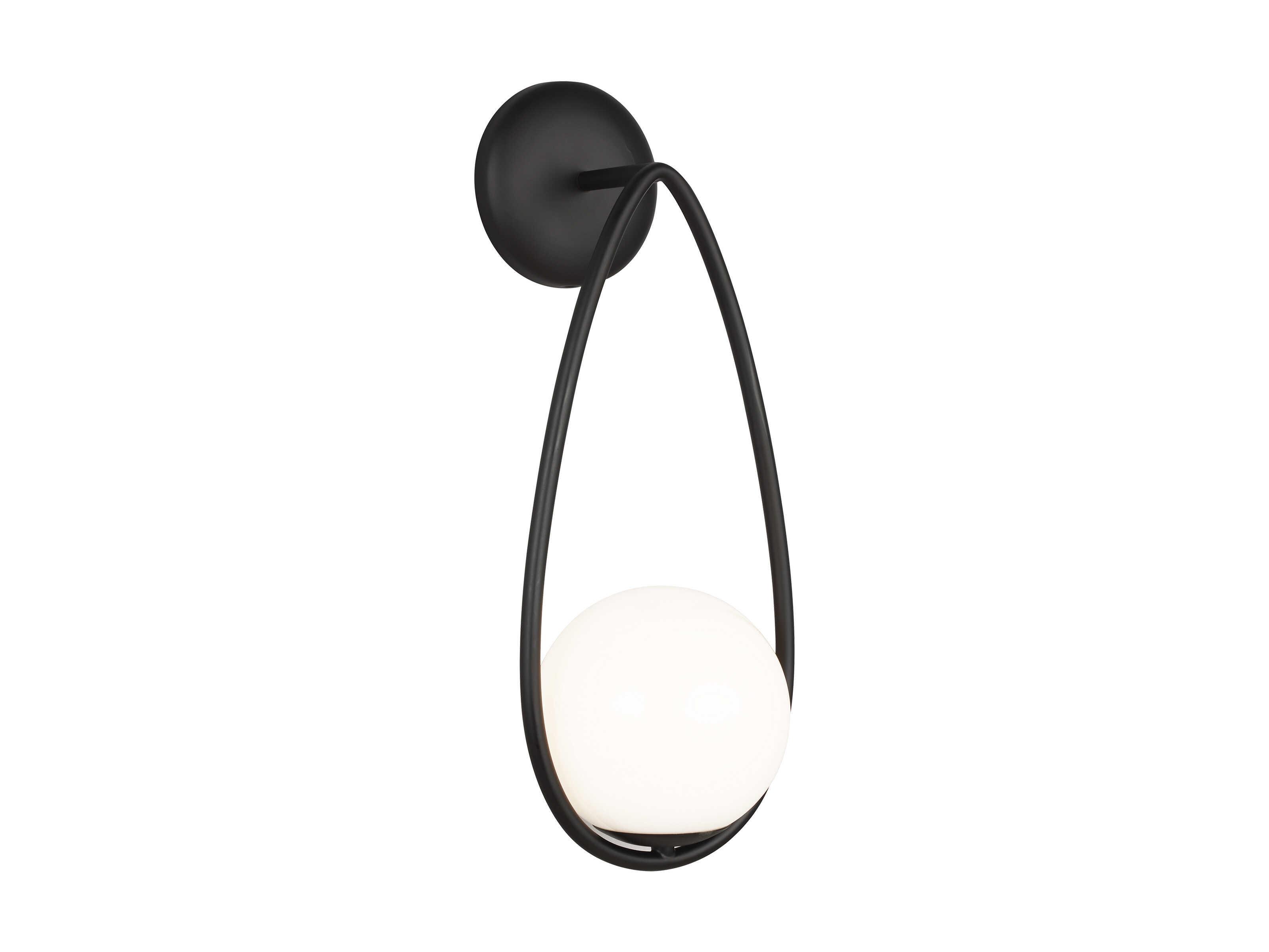 Visual Comfort Studio Galassia 1-Light Midnight Black Wall Sconce