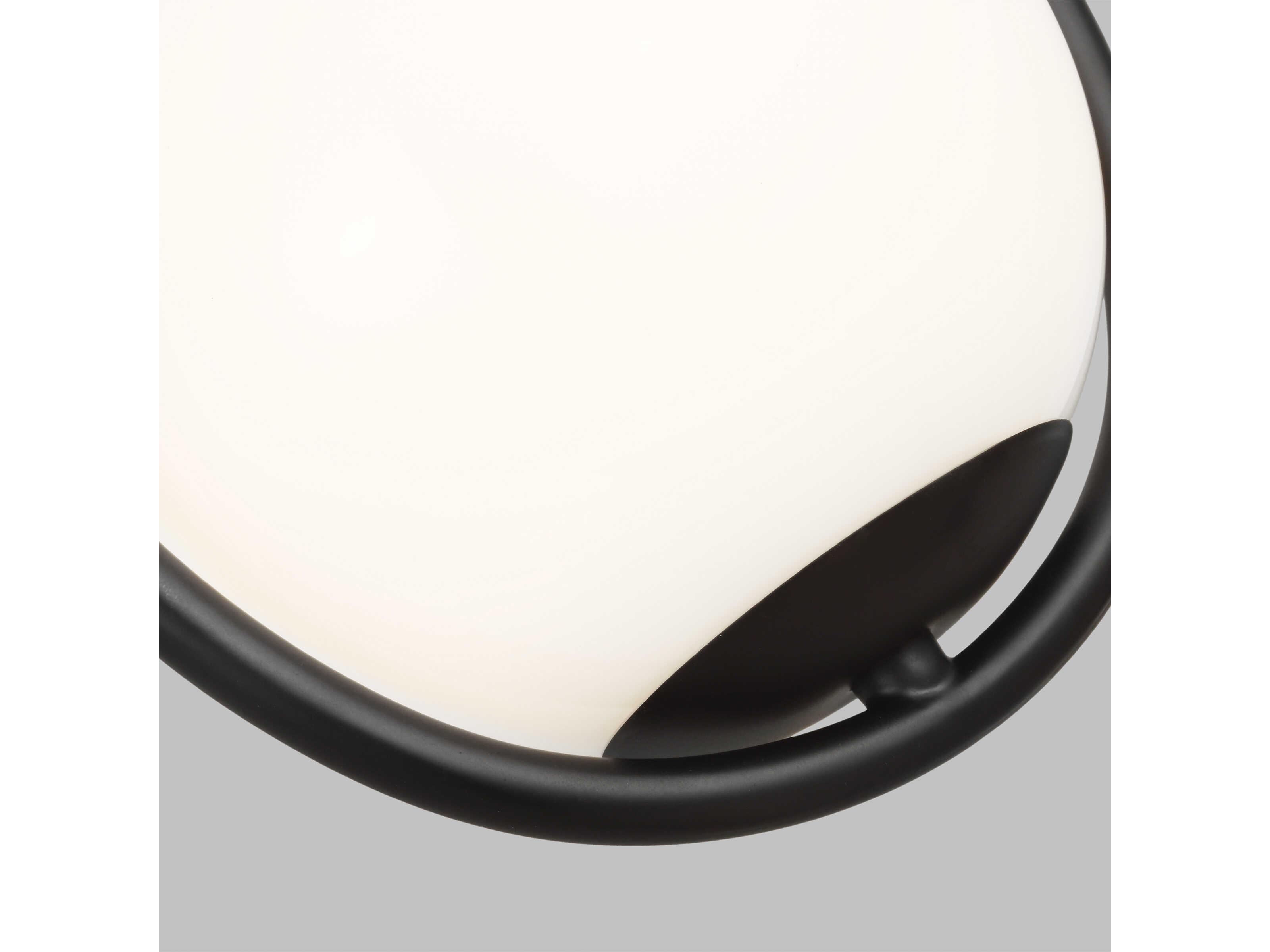 Visual Comfort Studio Galassia 1-Light Midnight Black Wall Sconce