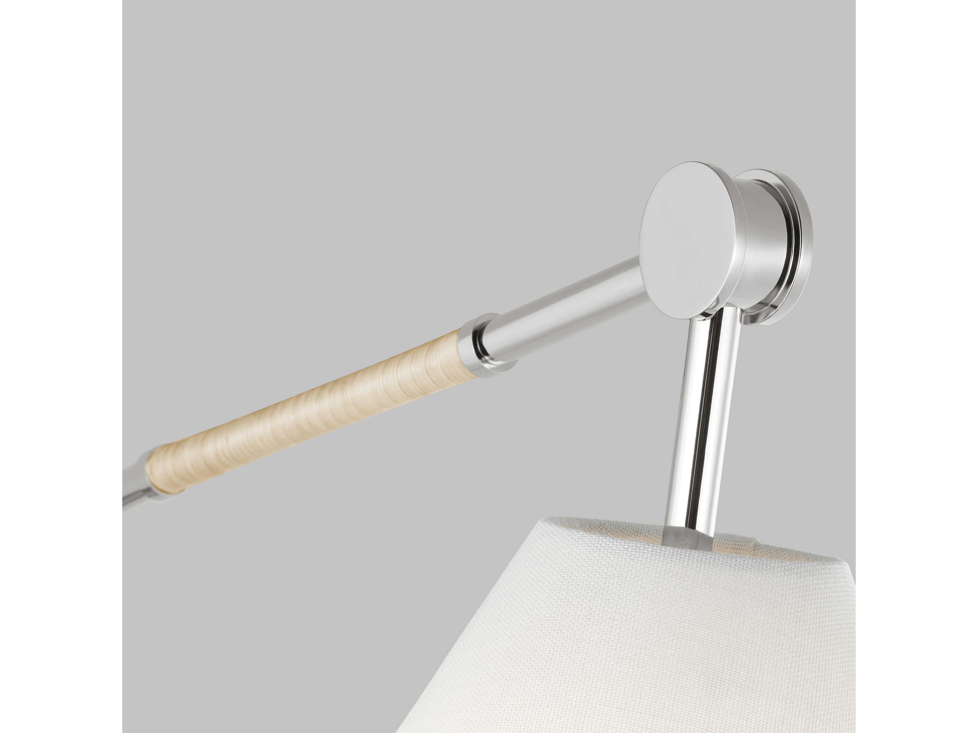 Visual Comfort Studio Remy 1-Light Polished Nickel Swing Wall Sconce