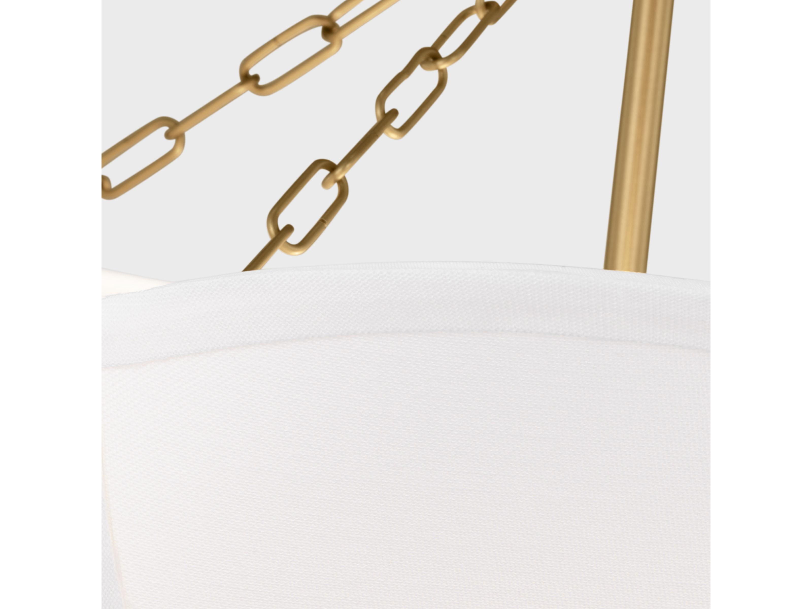 Visual Comfort Studio Stassi 2-Light Burnished Brass Bowl Semi Flush Mount