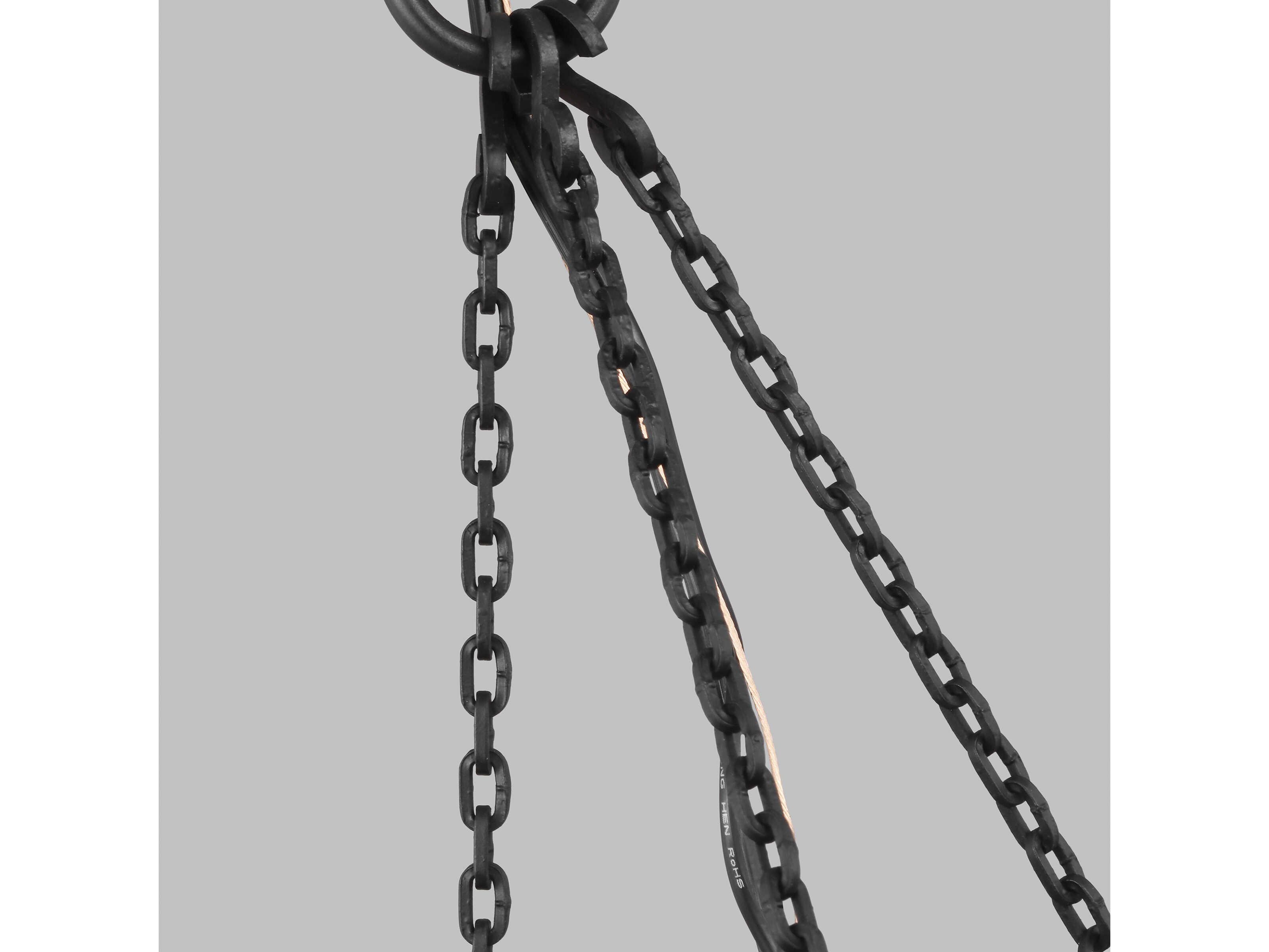 Visual Comfort Studio Feccetta 1-Light Midnight Black Geometric Pendant