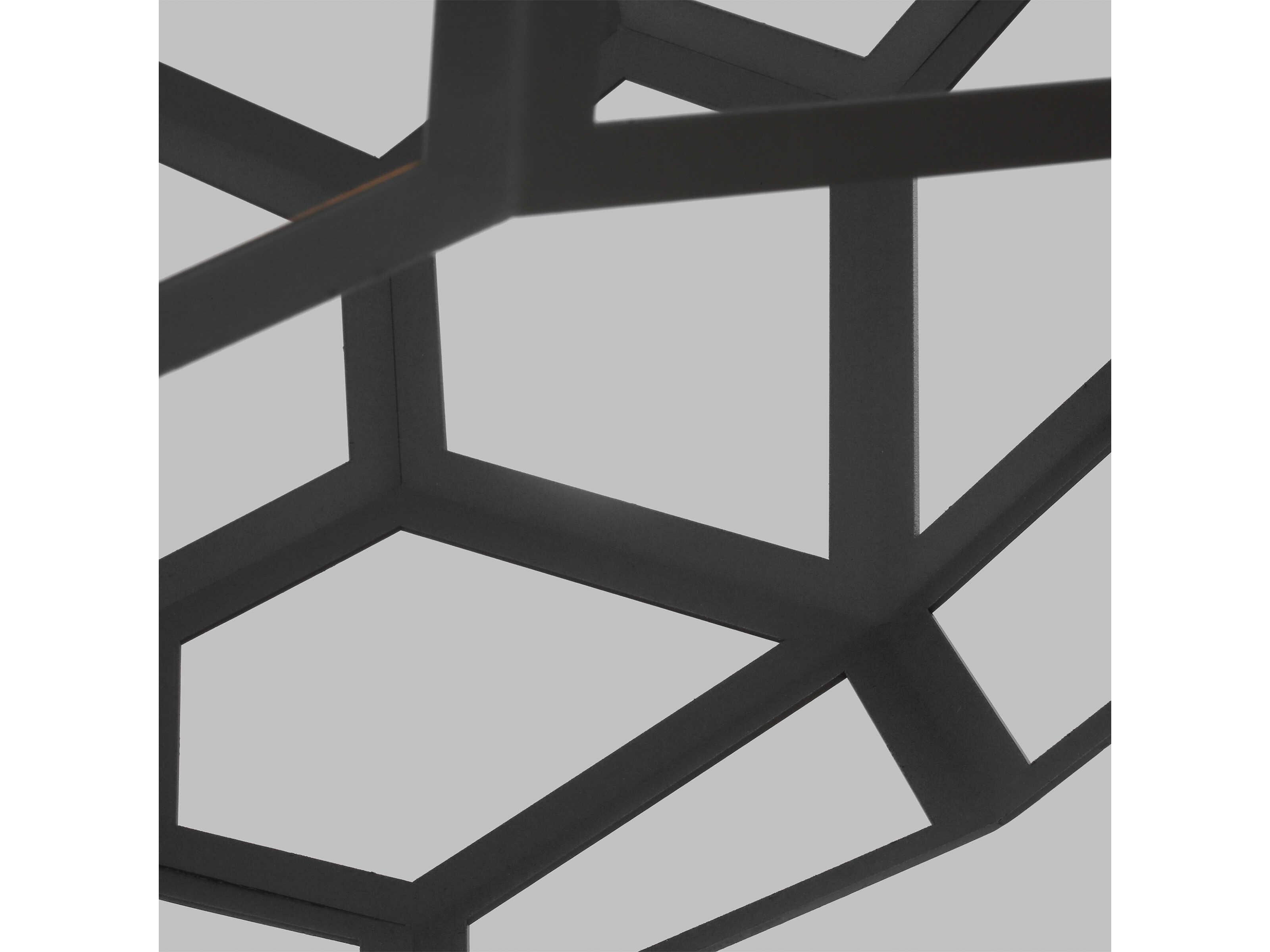 Visual Comfort Studio Feccetta 1-Light Midnight Black Geometric Pendant