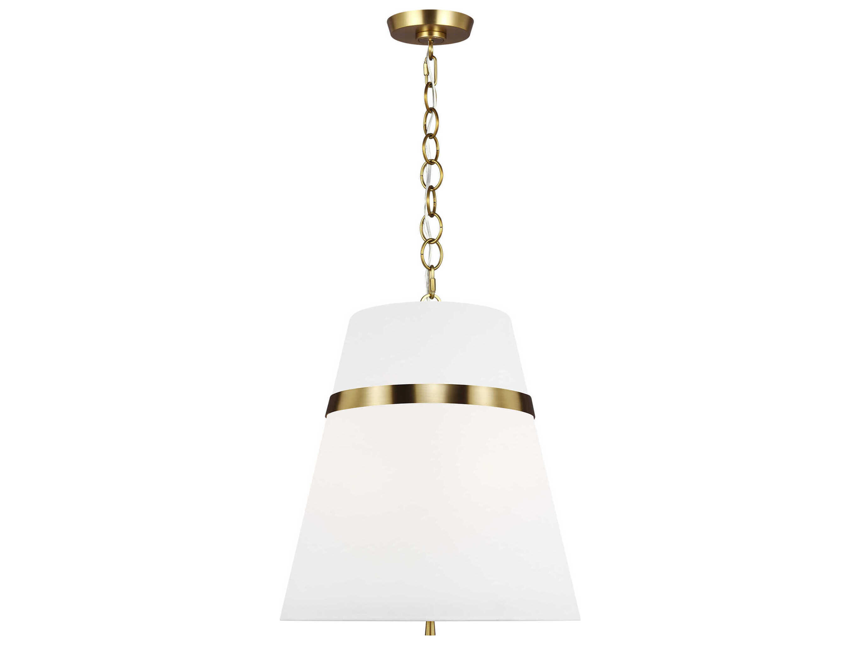 Visual Comfort Studio Cordtlandt 3-Light Burnished Brass Pendant