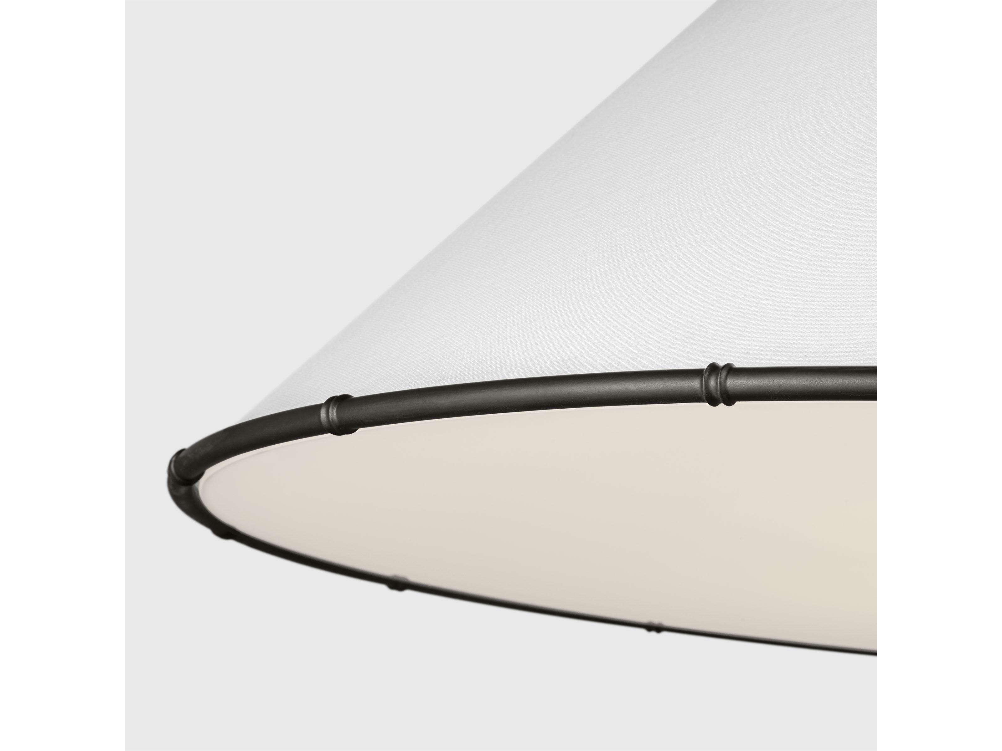 Visual Comfort Studio Aldric 3-Light Aged Iron Black Pendant