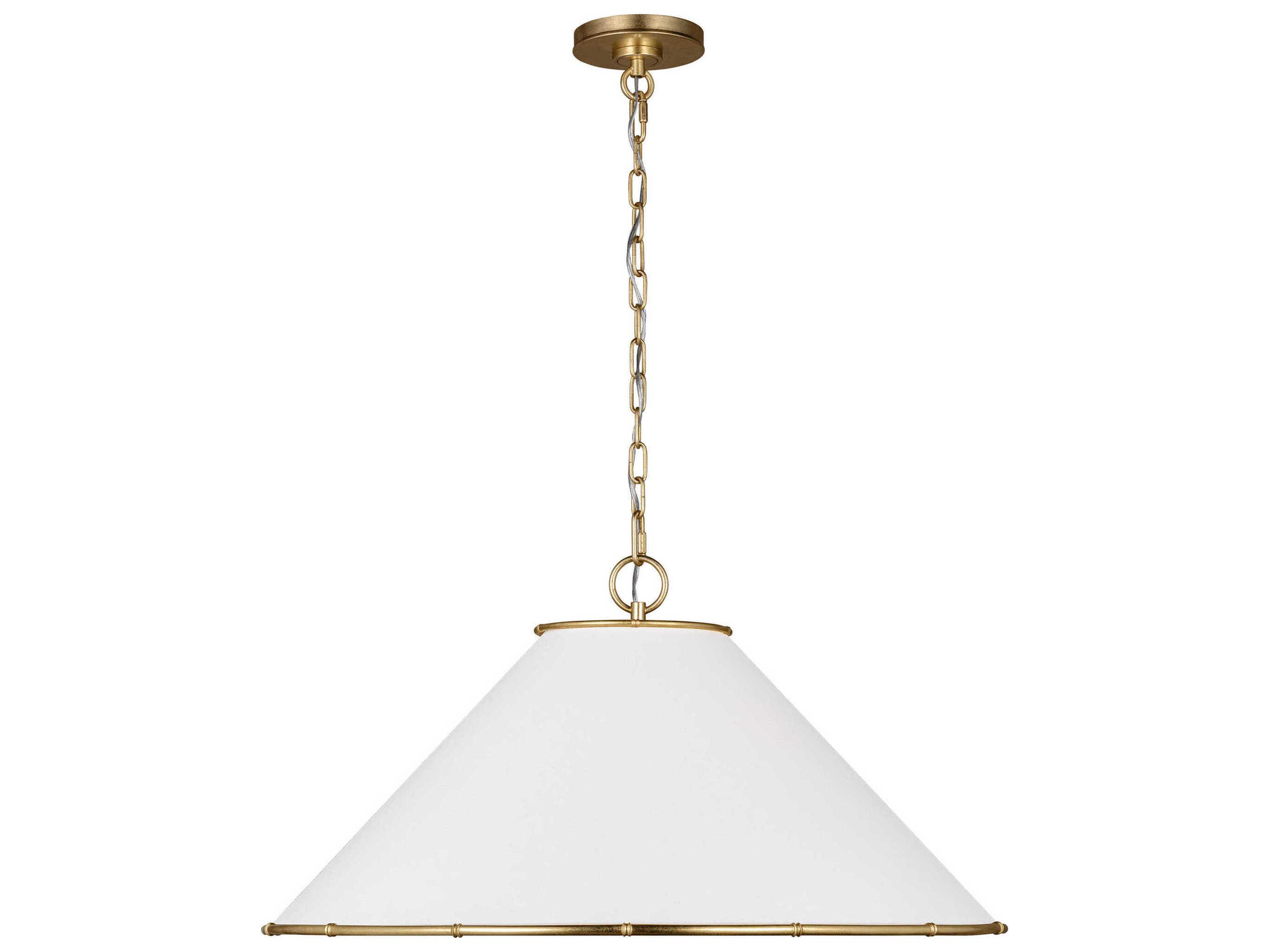 Visual Comfort Studio Aldric 3-Light Gild Gold Pendant