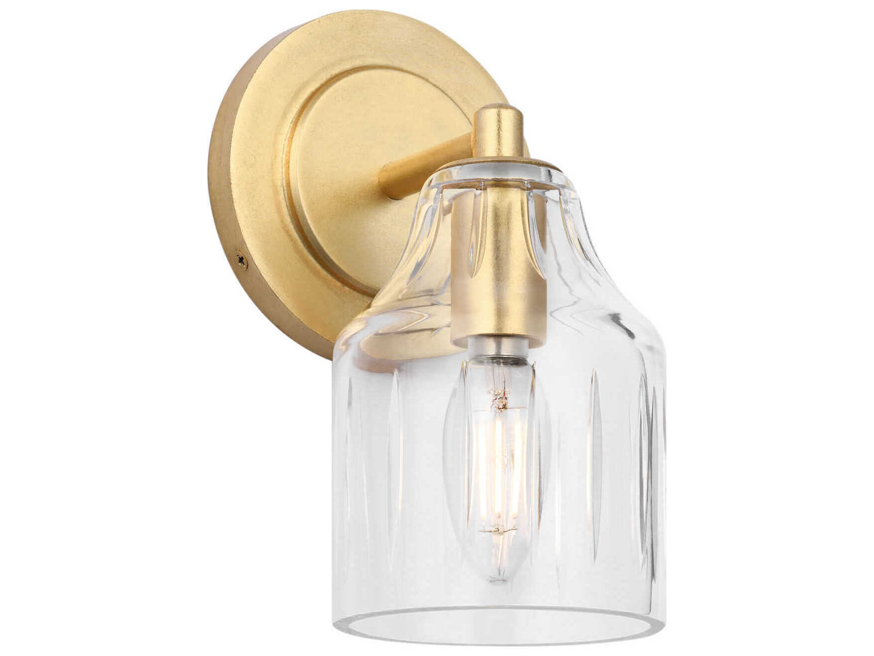 Visual Comfort Studio Augusta 1-Light Gild Gold Wall Sconce