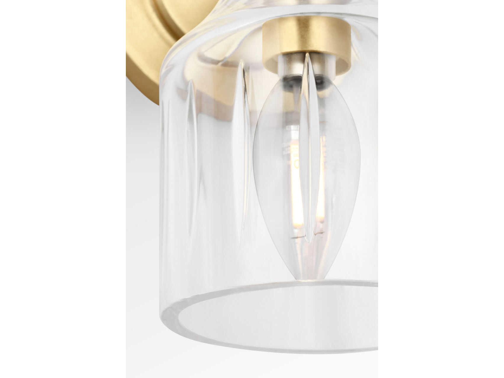 Visual Comfort Studio Augusta 1-Light Gild Gold Wall Sconce