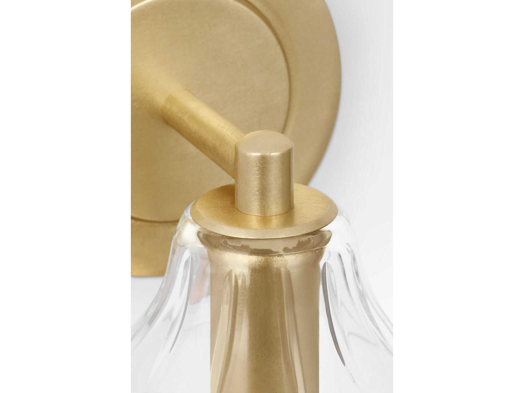 Visual Comfort Studio Augusta 1-Light Gild Gold Wall Sconce