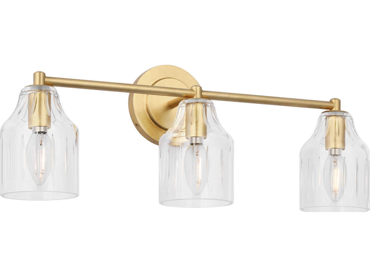 Visual Comfort Studio Augusta 3-Light Gild Gold Vanity Light