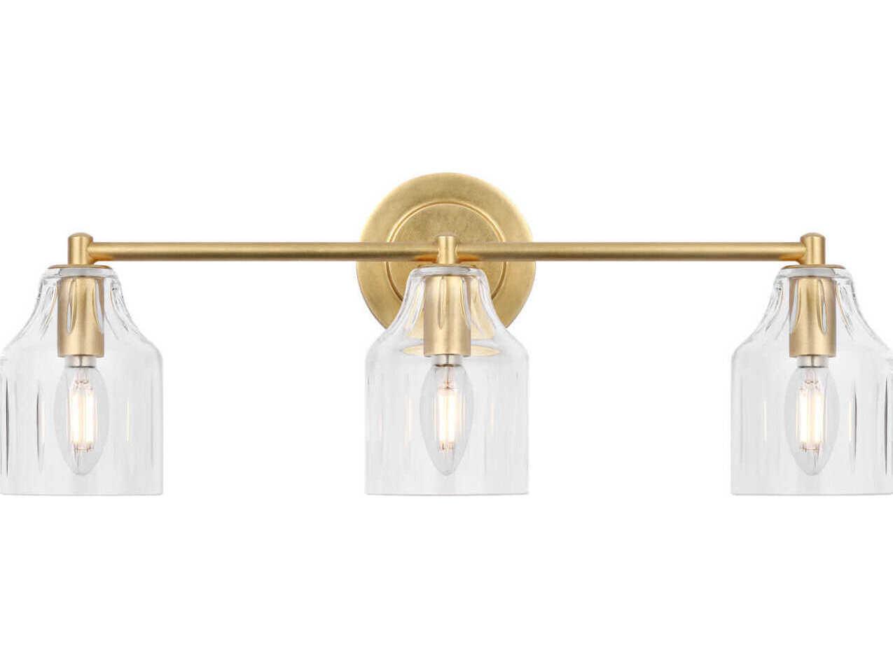 Visual Comfort Studio Augusta 3-Light Gild Gold Vanity Light