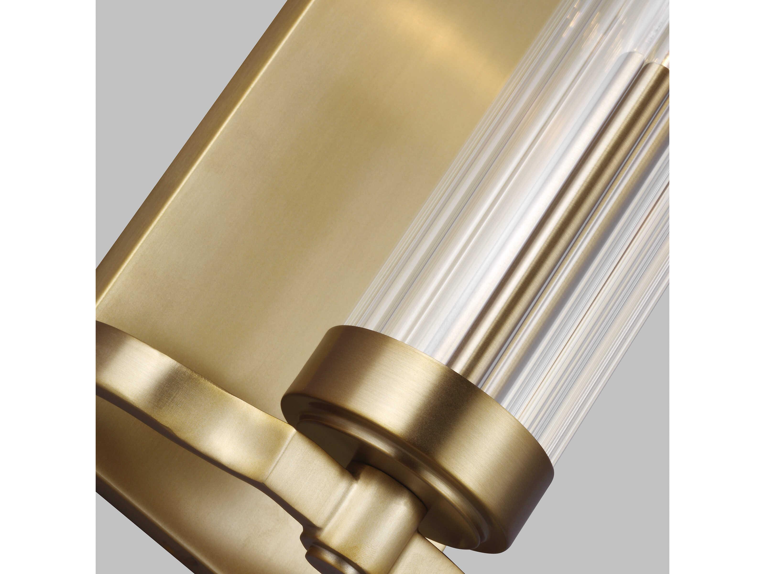 Visual Comfort Studio Demi 1-Light Burnished Brass Wall Sconce