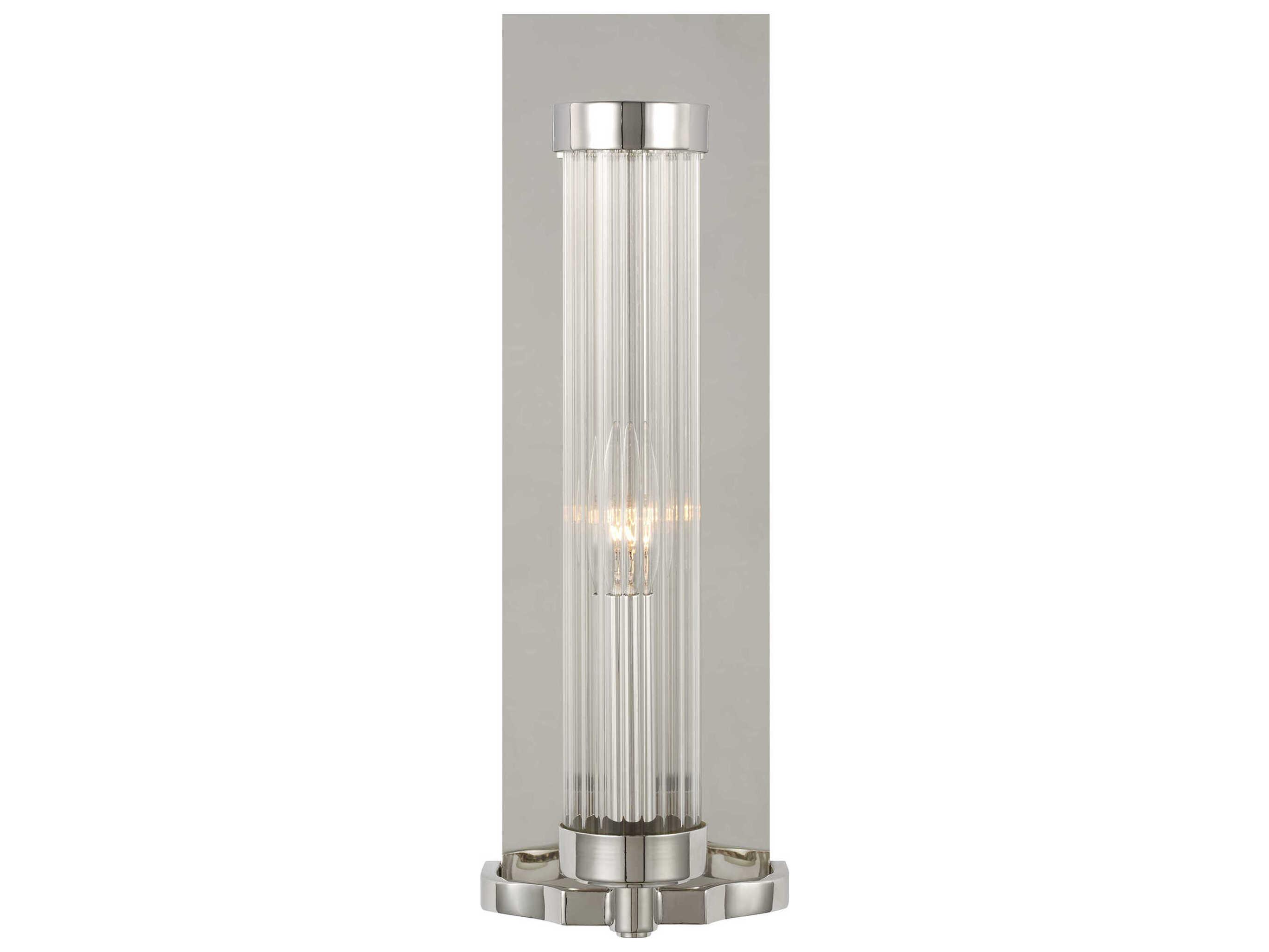 Visual Comfort Studio Demi 1-Light Polished Nickel Wall Sconce