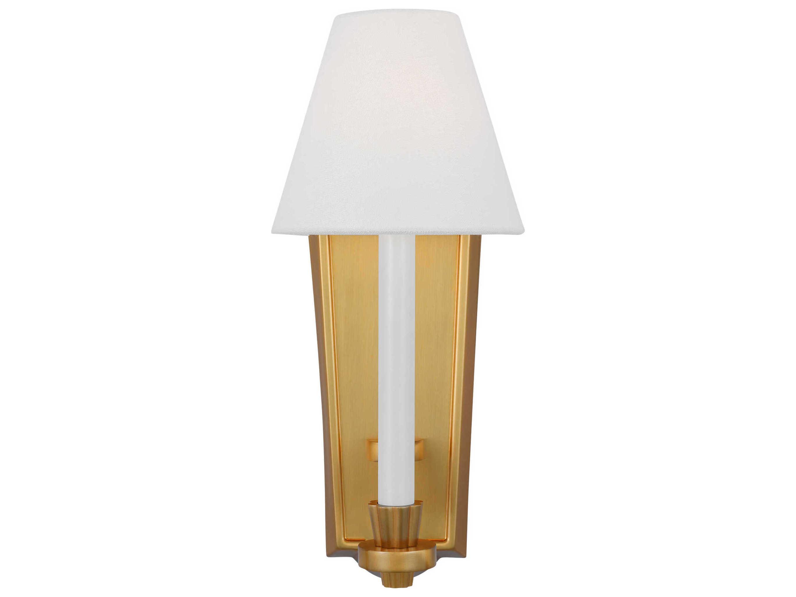 Visual Comfort Studio Paisley 1-Light Burnished Brass Wall Sconce