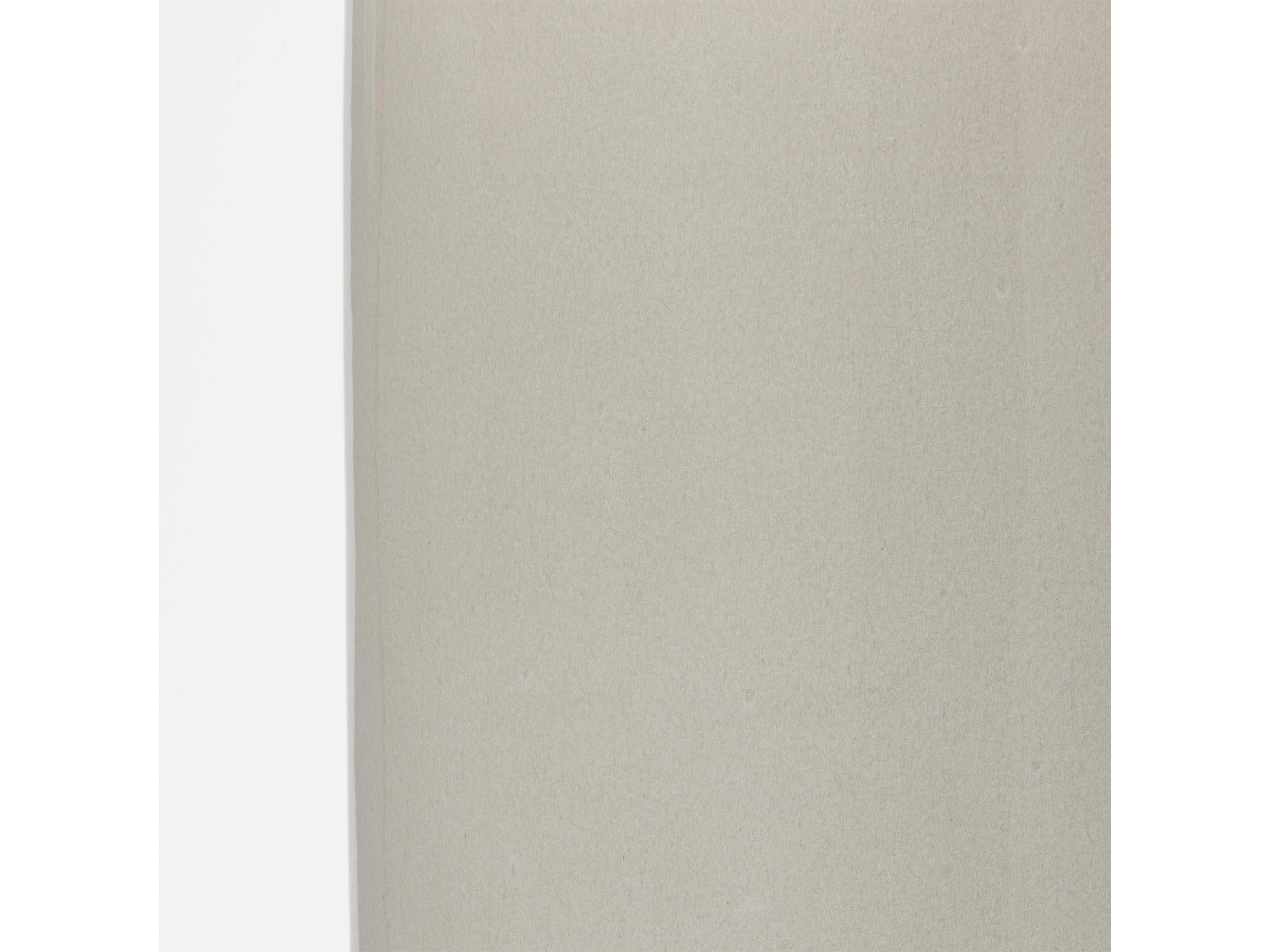 Visual Comfort Studio Shanghai Shellish Grey White Linen Fabric Buffet Lamp