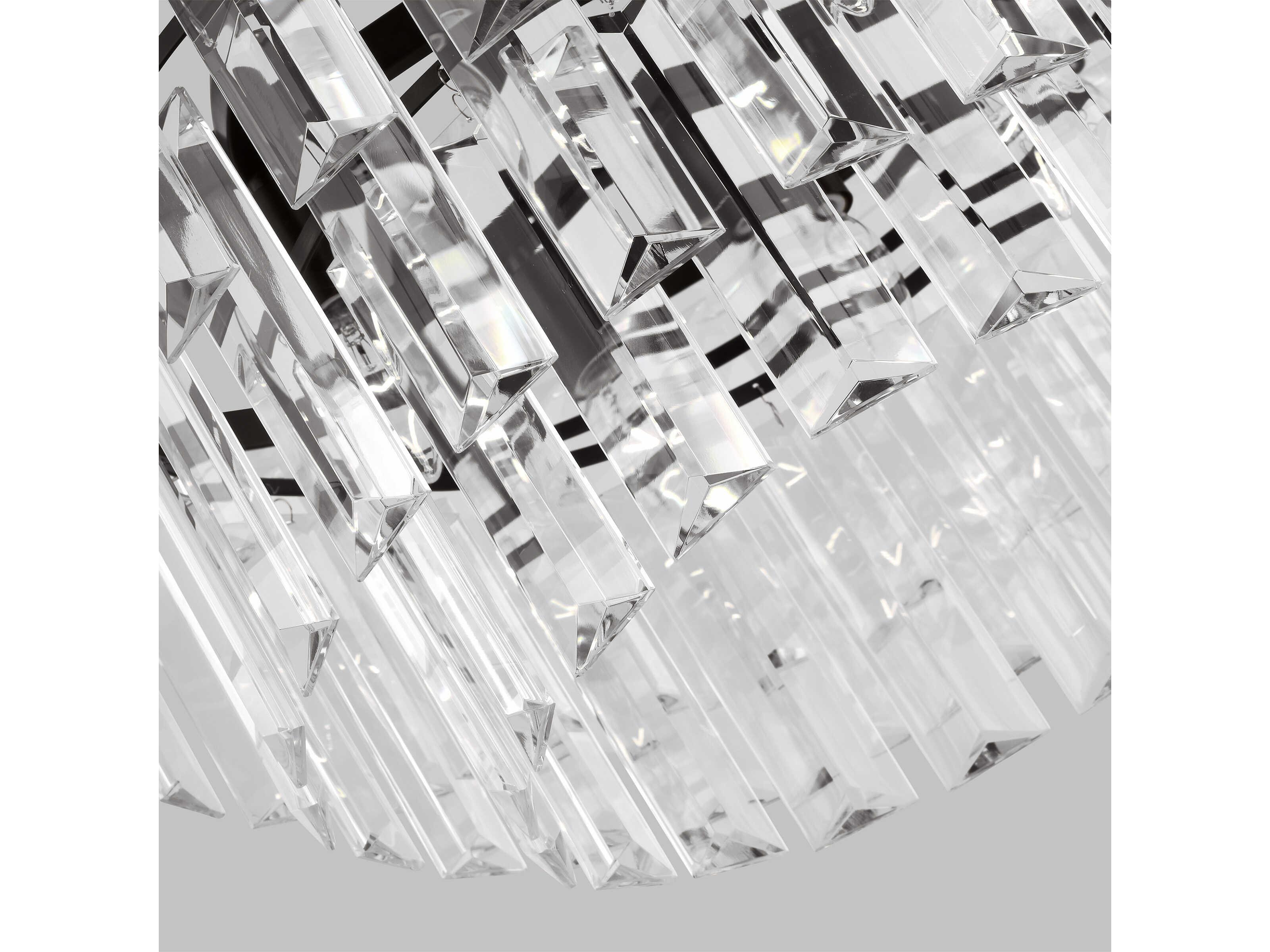 Visual Comfort Studio Arden 10-Light Aged Iron Black Tiered Chandelier