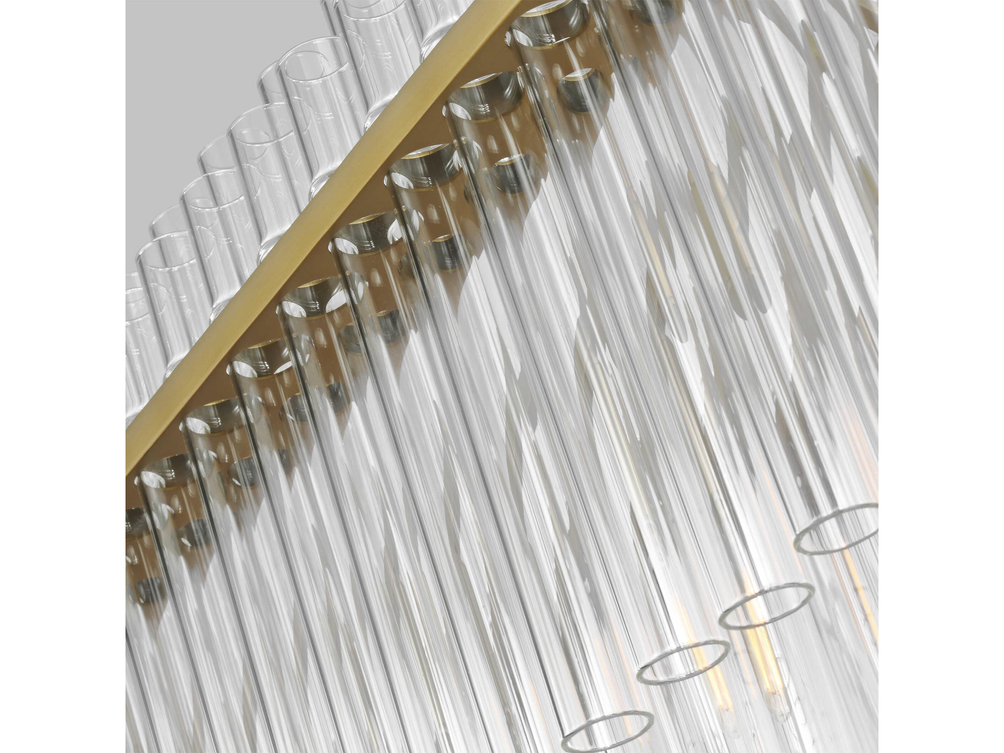 Visual Comfort Studio Beckett 7-Light Burnished Brass Island Pendant