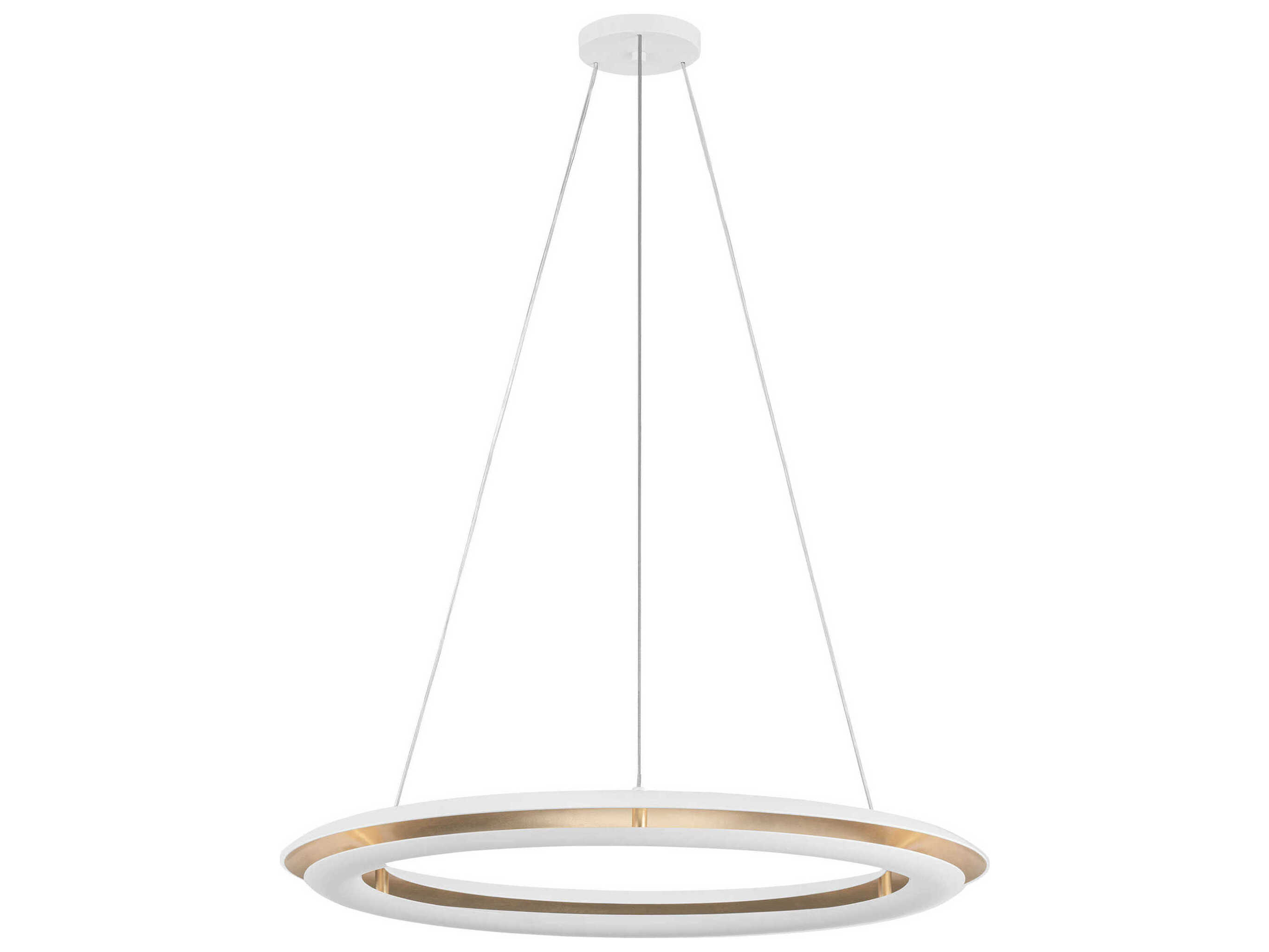 Visual Comfort Studio Cielo 1-Light Matte White Round Pendant