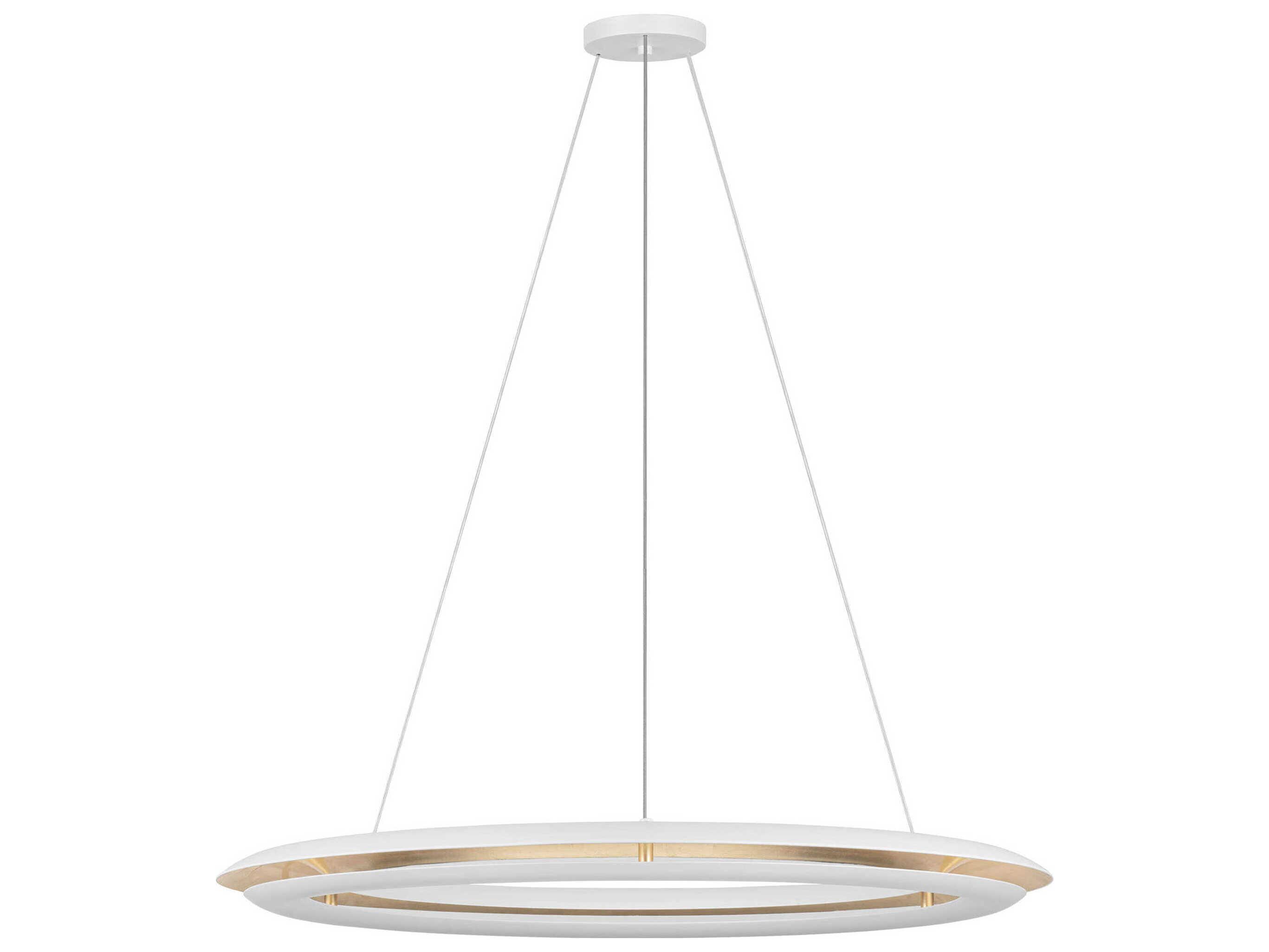 Visual Comfort Studio Cielo 1-Light Matte White Round Pendant