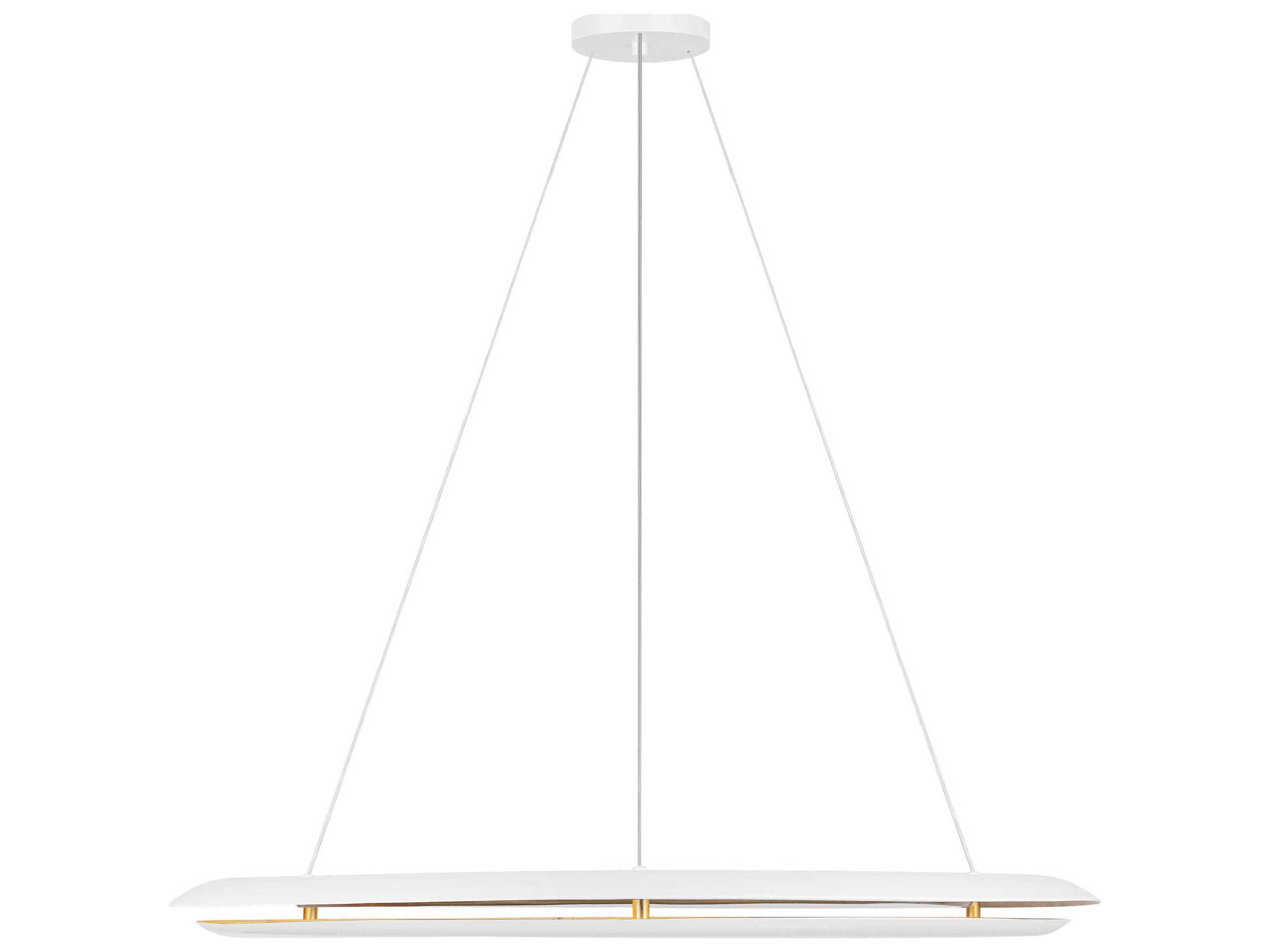 Visual Comfort Studio Cielo 1-Light Matte White Round Pendant