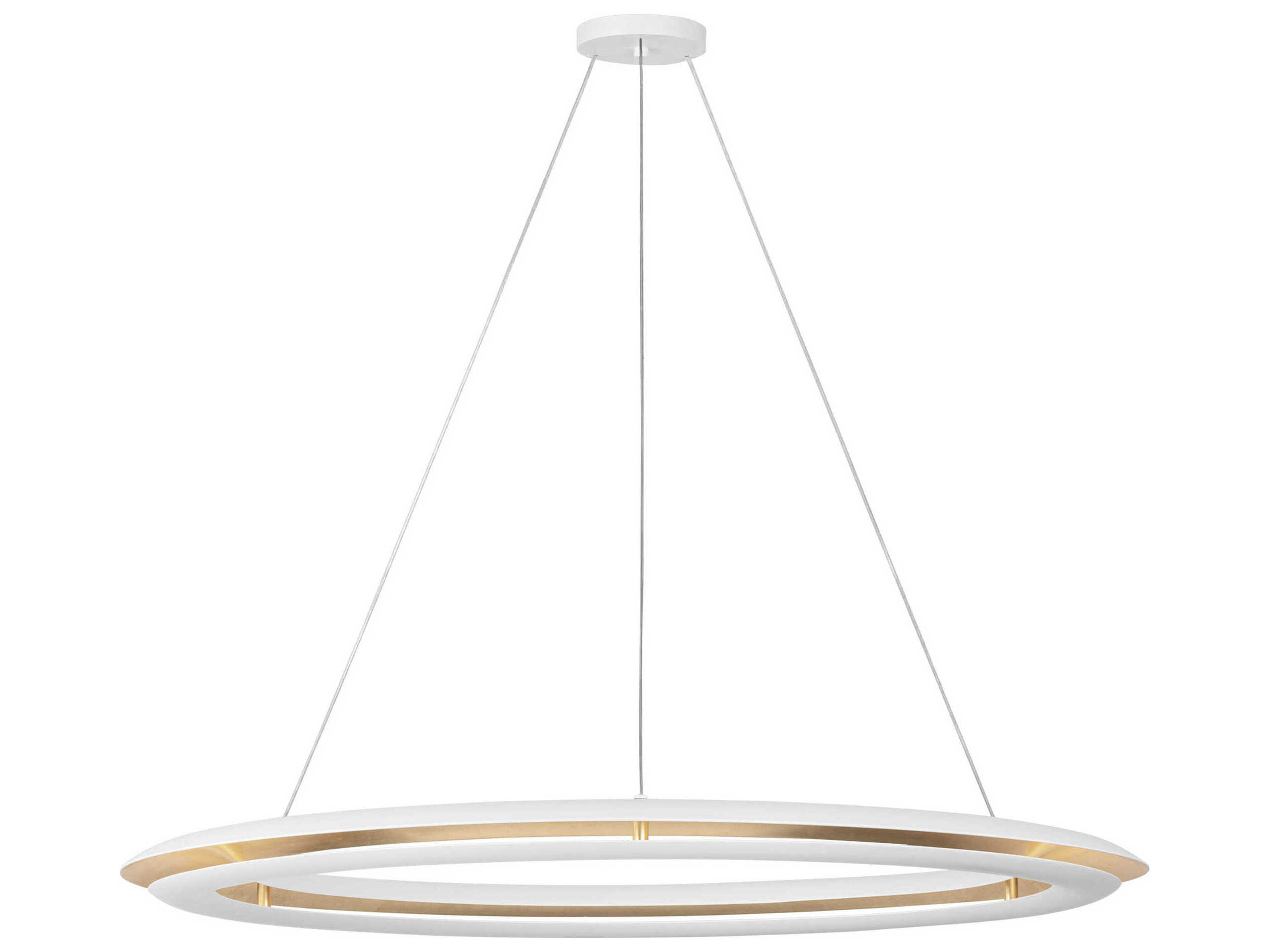 Visual Comfort Studio Cielo 1-Light Matte White Round Pendant