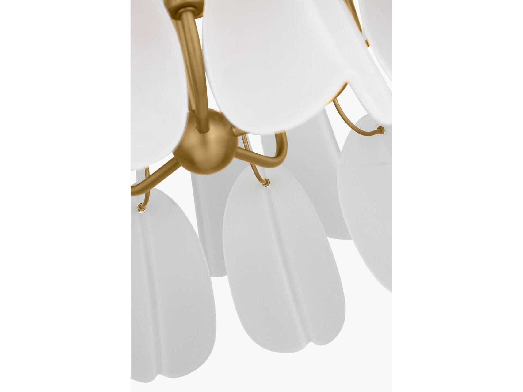 Visual Comfort Studio Chloe 5-Light Burnished Brass Chandelier