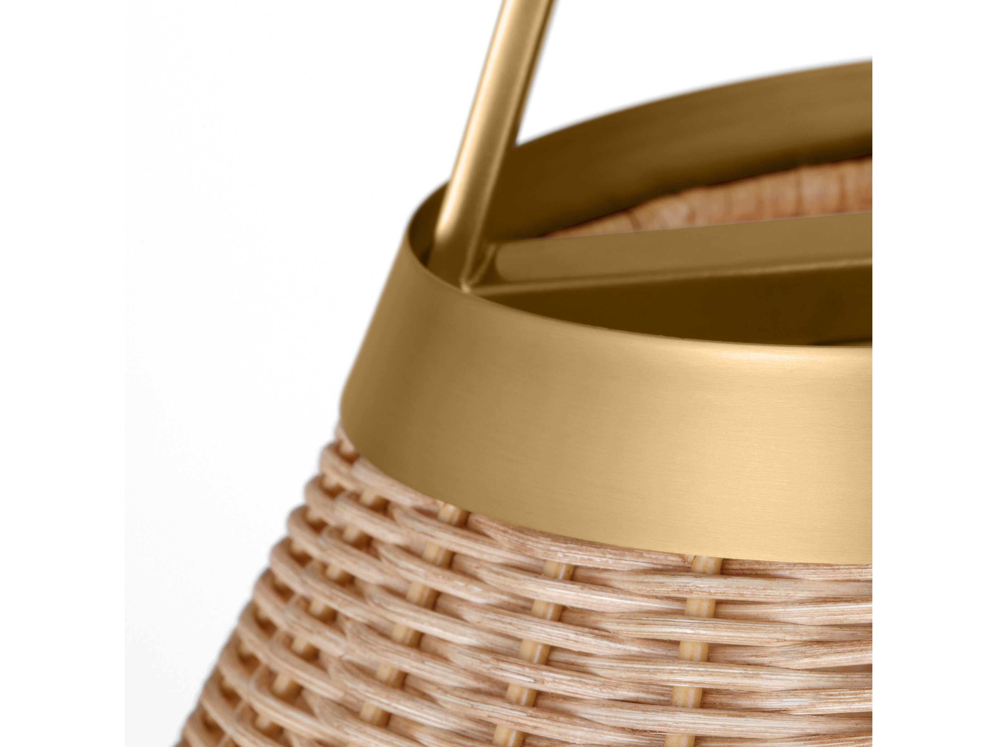 Visual Comfort Studio Whitby 1-Light Burnished Brass Pendant