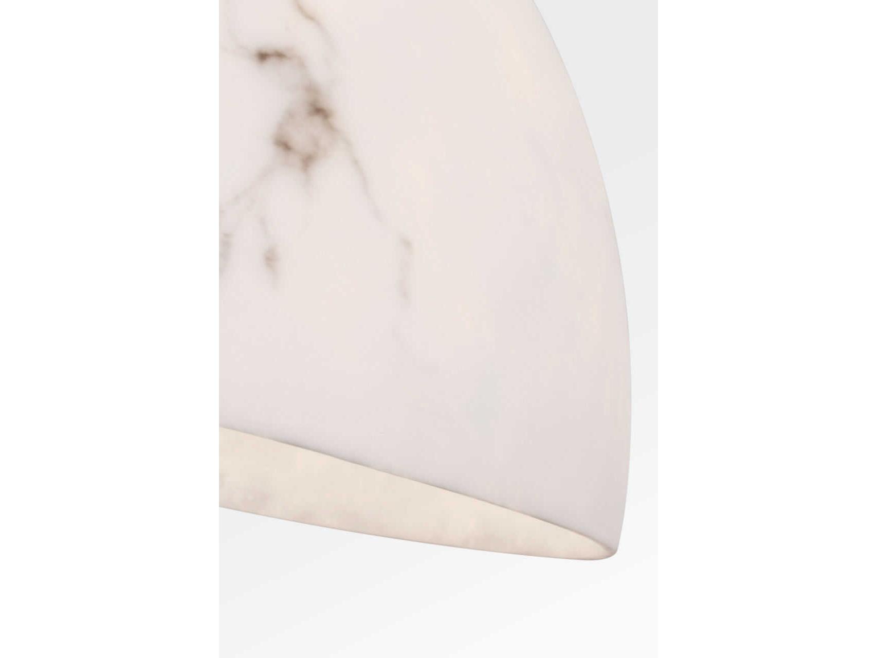 Visual Comfort Studio Savina 1-Light Burnished Brass Dome Pendant