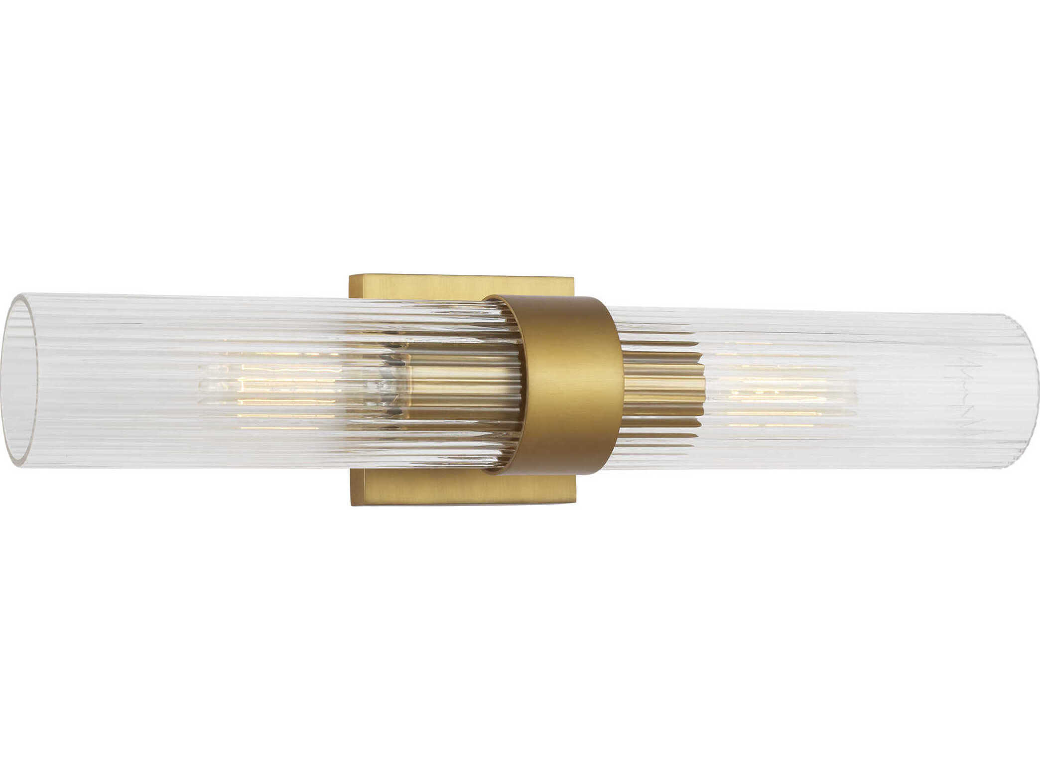 Visual Comfort Studio Geneva 2-Light Burnished Brass Vanity Light