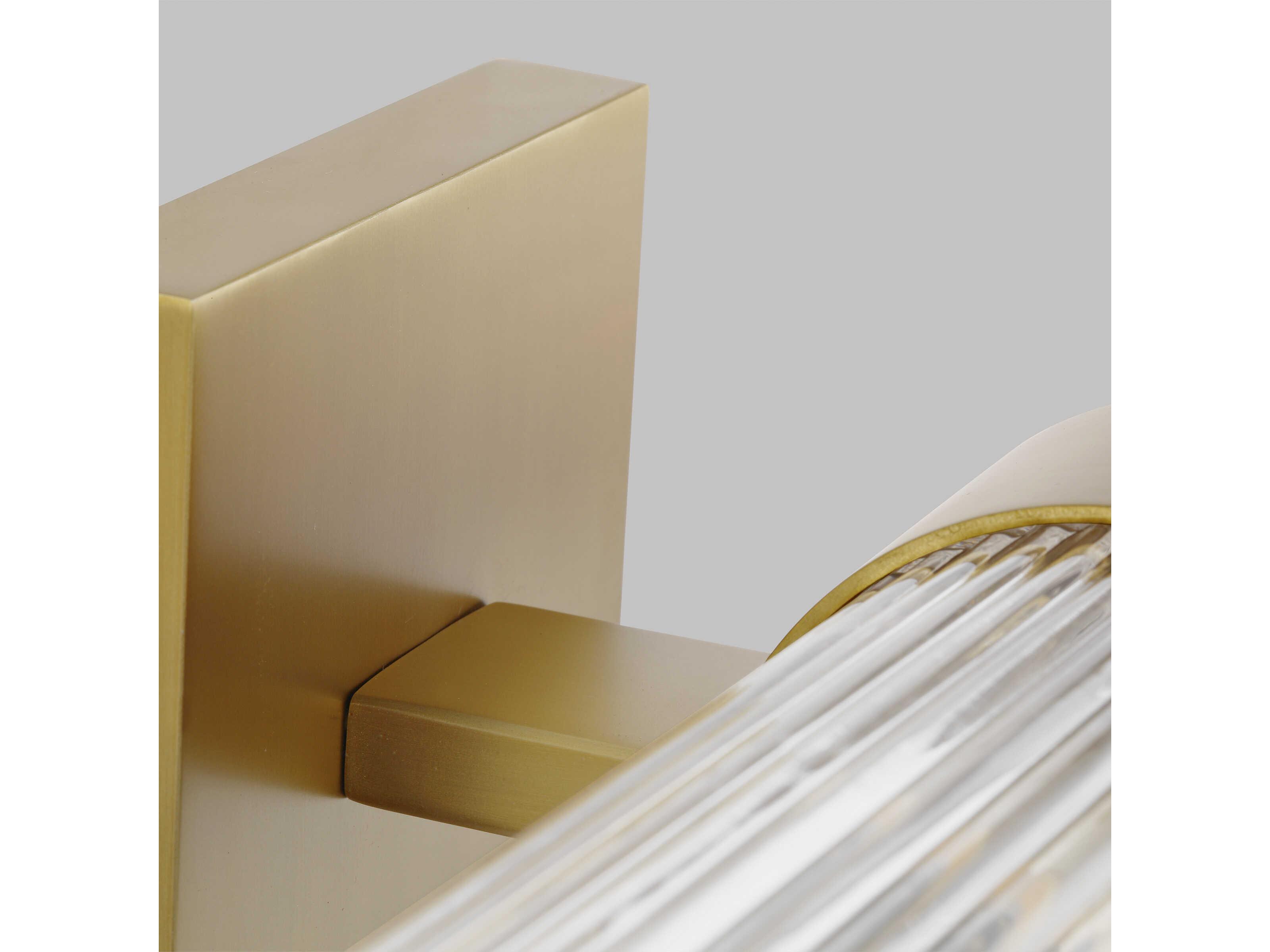 Visual Comfort Studio Geneva 2-Light Burnished Brass Vanity Light